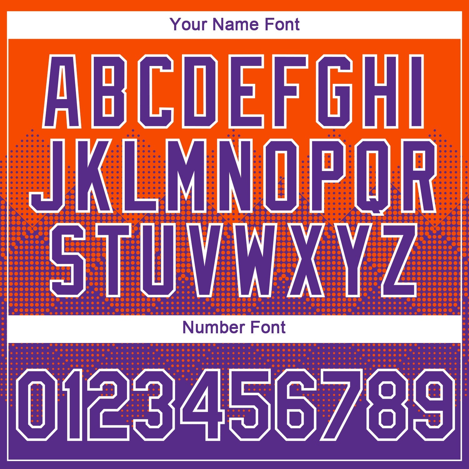 Custom Orange Purple-White 3D Pattern Design Gradient Square Shapes Performance T-Shirt view 4