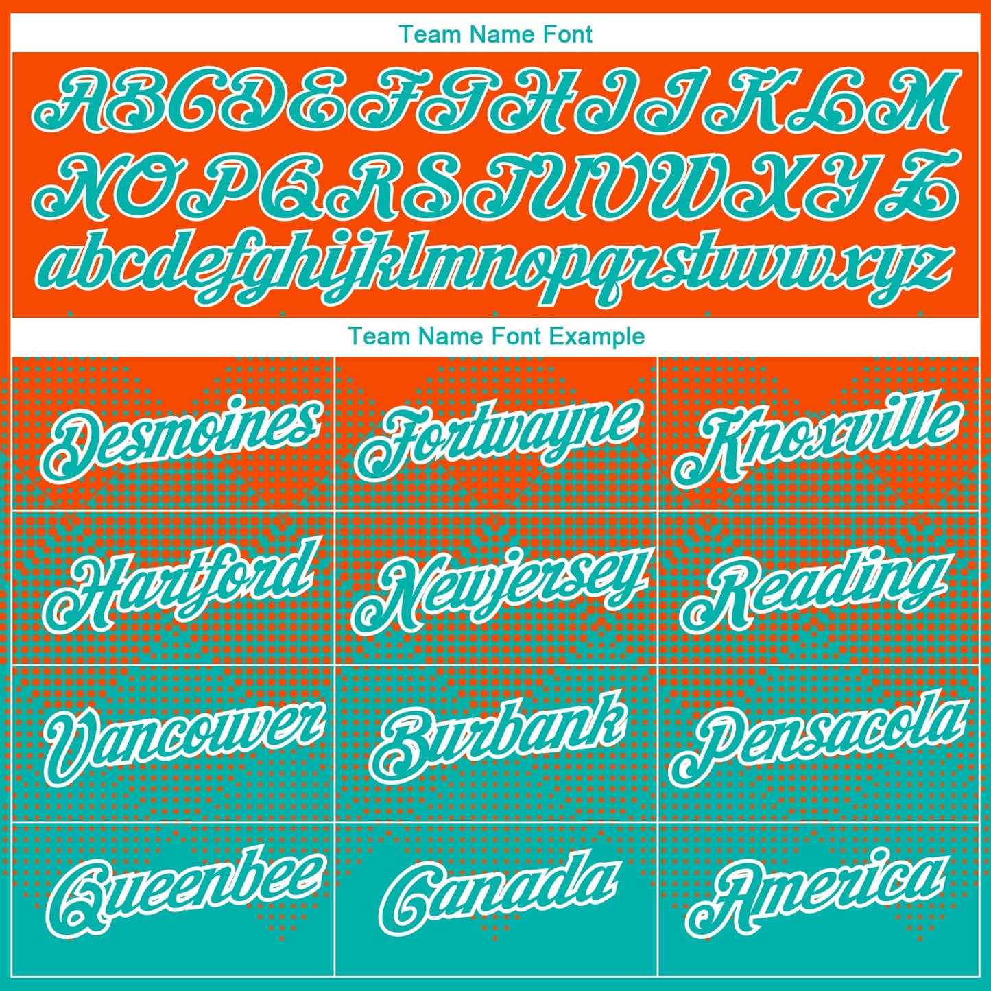 Custom Orange Aqua-White 3D Pattern Design Gradient Square Shapes Performance T-Shirt view 3