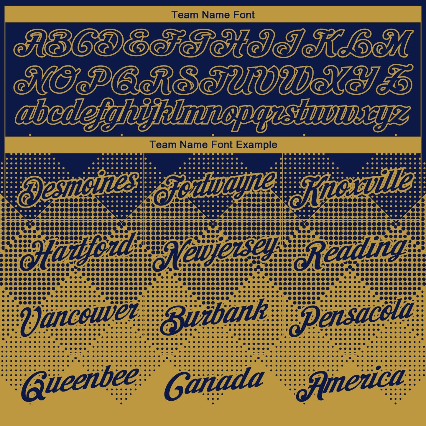 Custom Navy Old Gold 3D Pattern Design Gradient Square Shapes Performance T-Shirt view 3