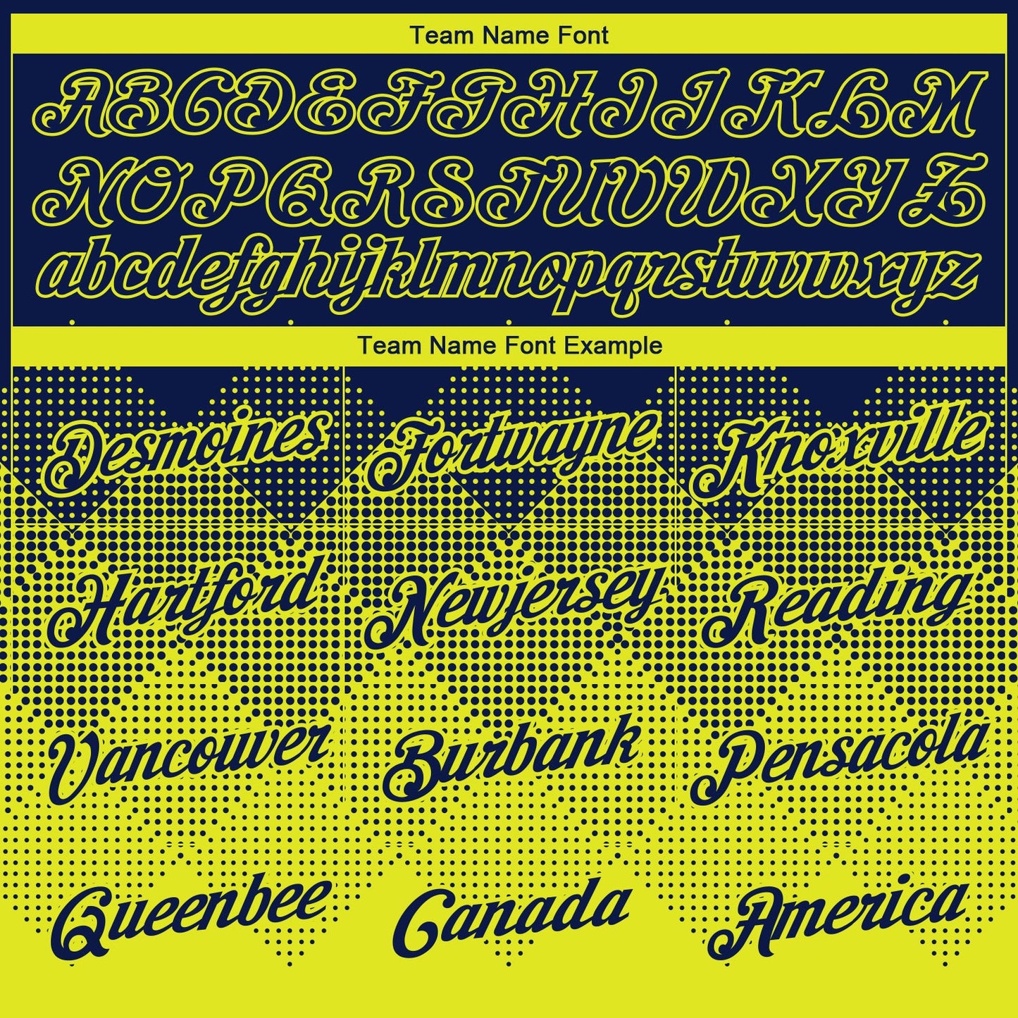 Custom Navy Neon Yellow 3D Pattern Design Gradient Square Shapes Performance T-Shirt view 3
