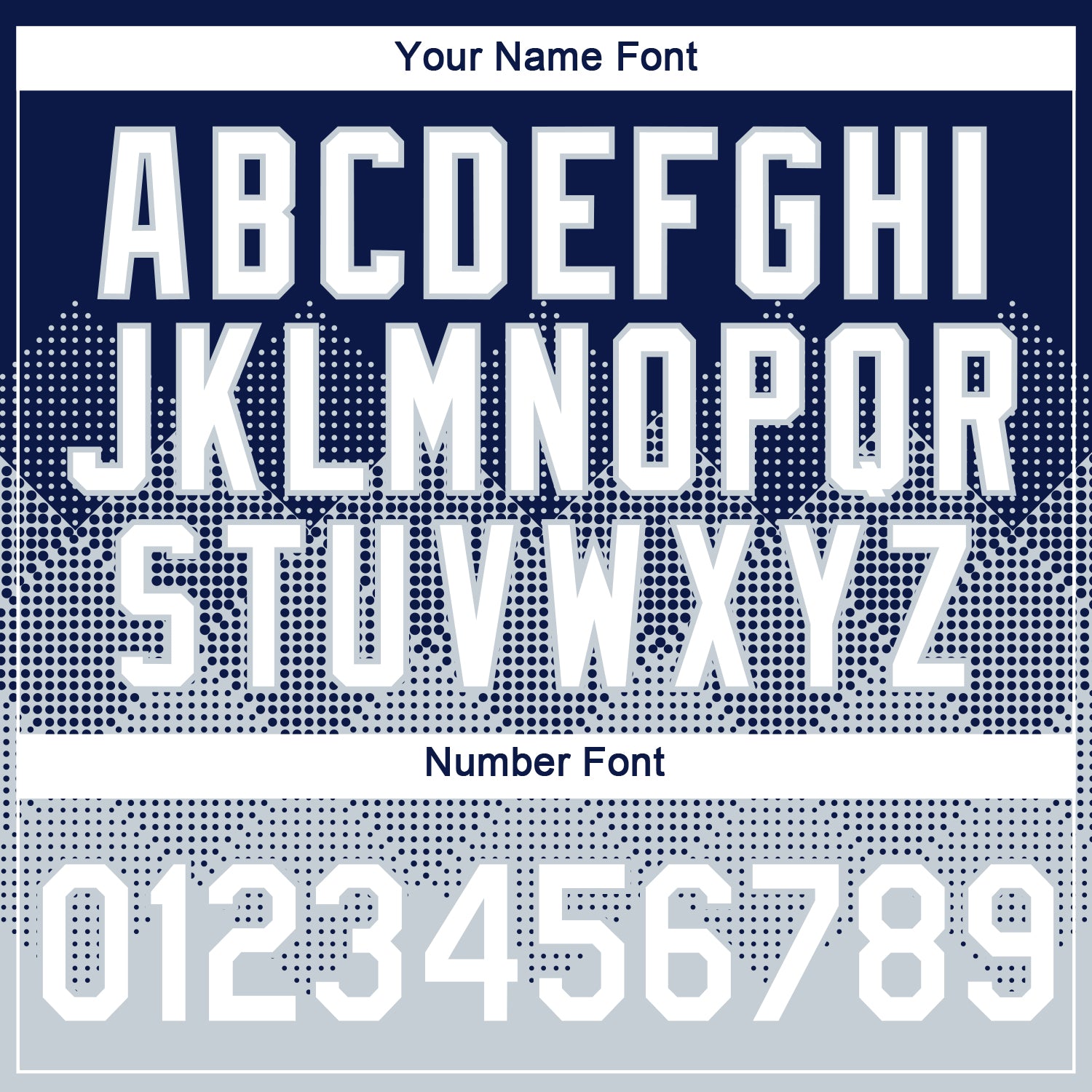 Custom Navy White-Silver 3D Pattern Design Gradient Square Shapes Performance T-Shirt view 4