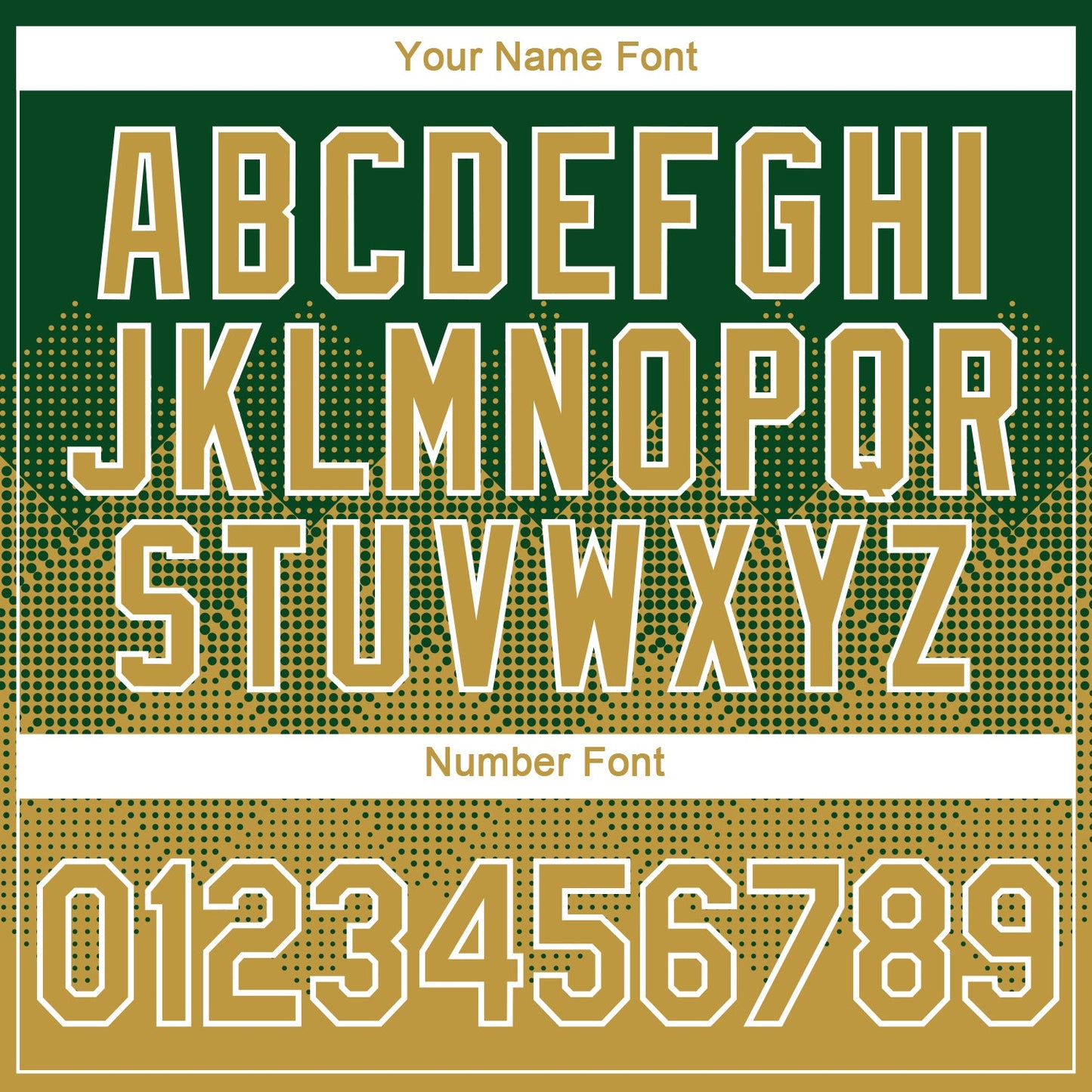Custom Green Old Gold-White 3D Pattern Design Gradient Square Shapes Performance T-Shirt view 4