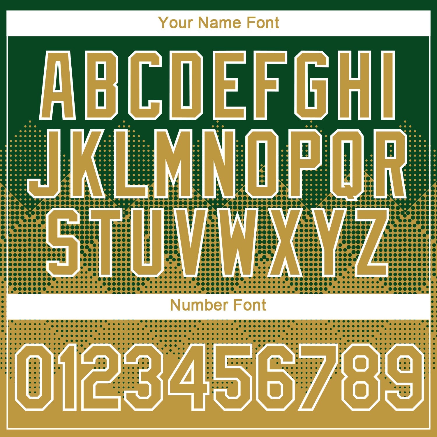 Custom Green Old Gold-White 3D Pattern Design Gradient Square Shapes Performance T-Shirt view 4