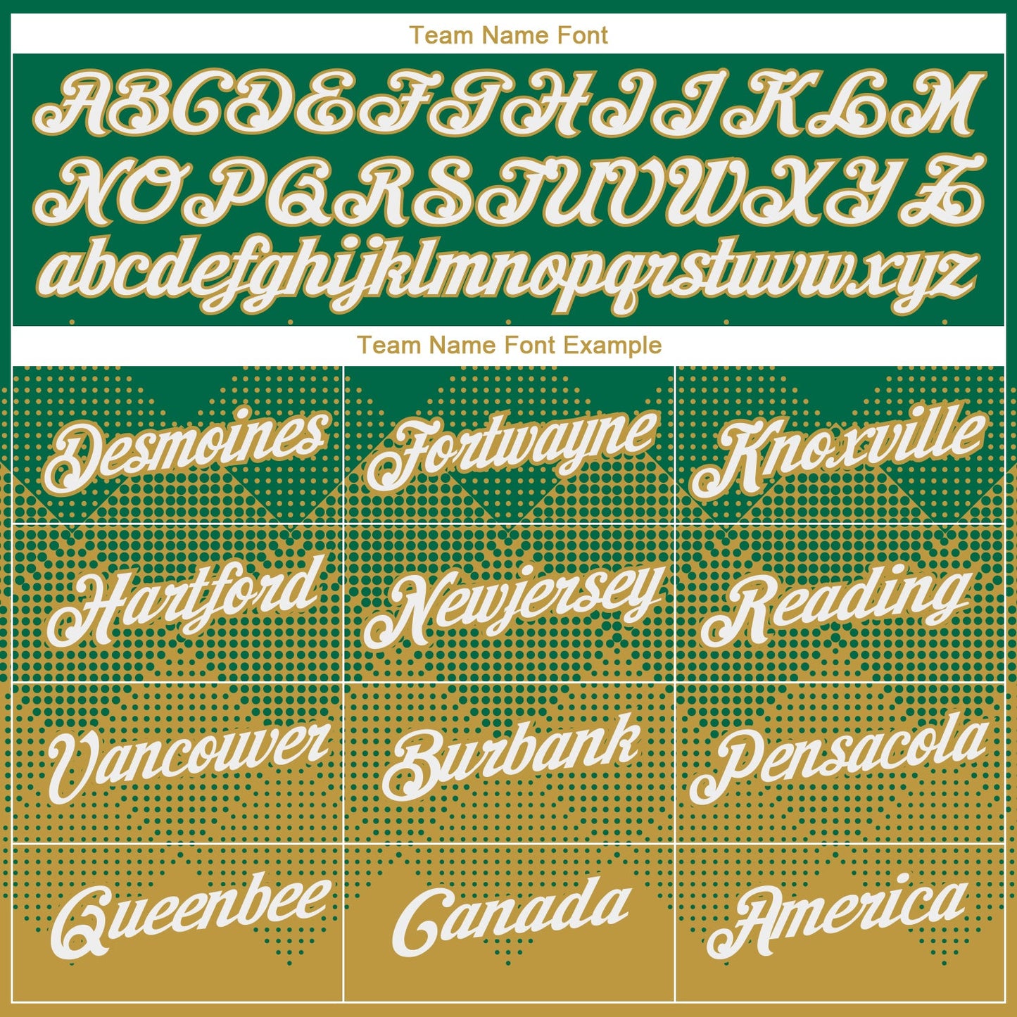 Custom Kelly Green White-Old Gold 3D Pattern Design Gradient Square Shapes Performance T-Shirt view 3