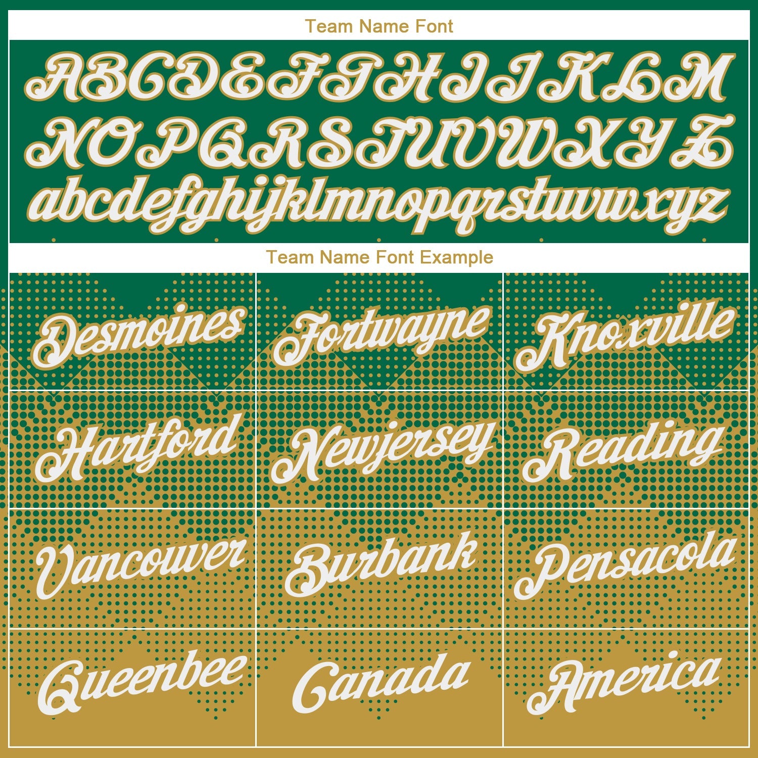 Custom Kelly Green White-Old Gold 3D Pattern Design Gradient Square Shapes Performance T-Shirt view 3