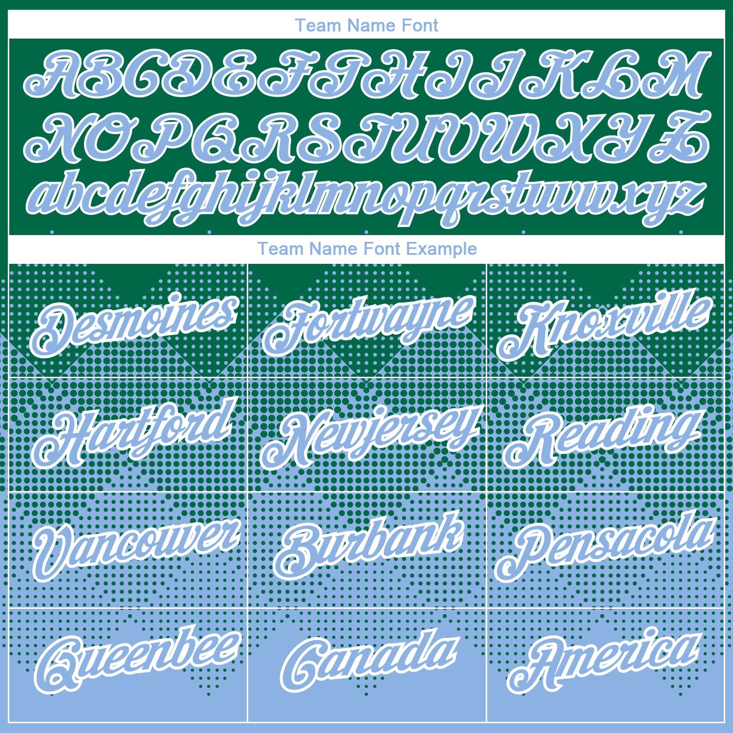 Custom Kelly Green Light Blue-White 3D Pattern Design Gradient Square Shapes Performance T-Shirt view 3