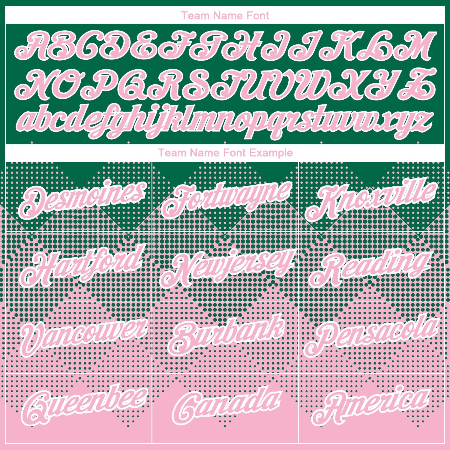 Custom Kelly Green Light Pink-White 3D Pattern Design Gradient Square Shapes Performance T-Shirt view 3