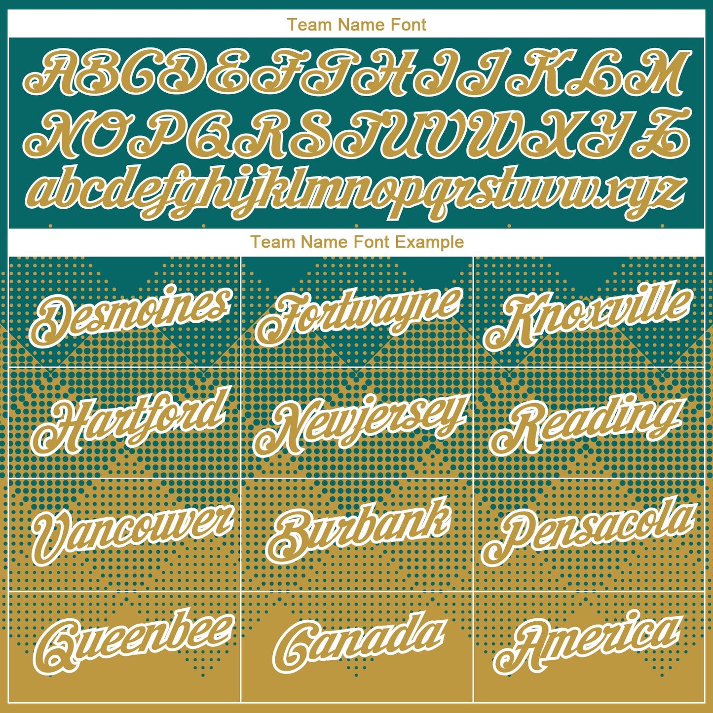 Custom Teal Old Gold-White 3D Pattern Design Gradient Square Shapes Performance T-Shirt view 3