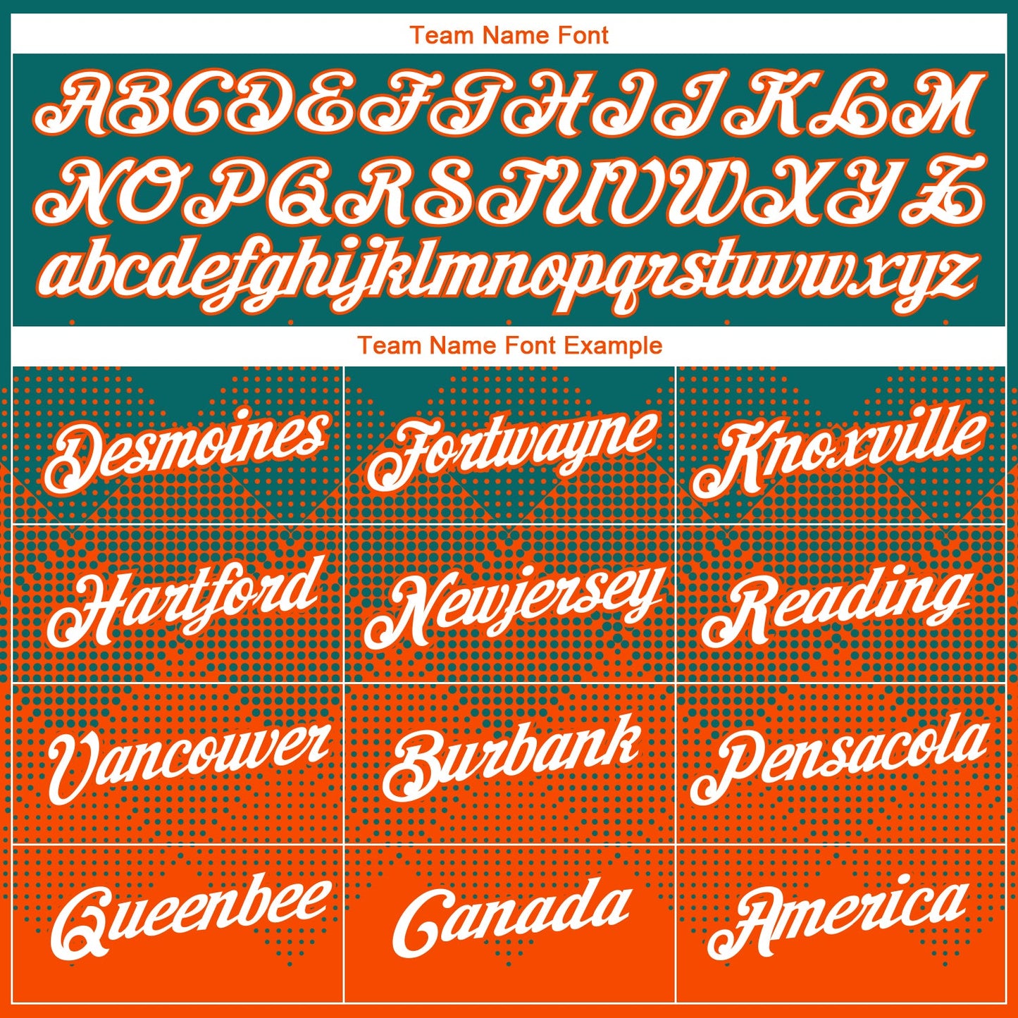 Custom Teal White-Orange 3D Pattern Design Gradient Square Shapes Performance T-Shirt view 3