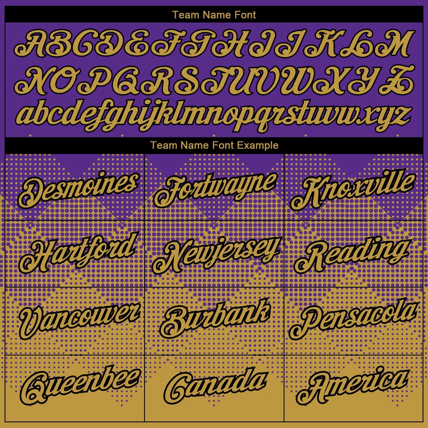 Custom Purple Old Gold-Black 3D Pattern Design Gradient Square Shapes Performance T-Shirt view 3