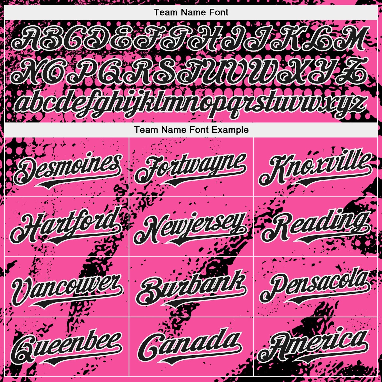 Custom Black Pink-White Splash Grunge Fragment Authentic Baseball Jersey view 4