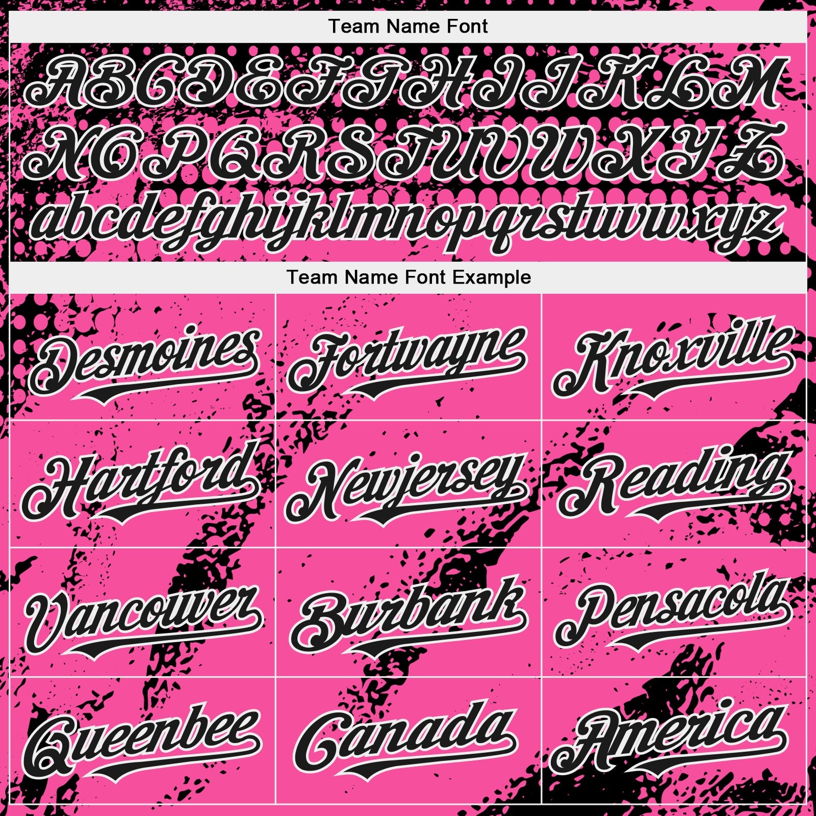 Custom Black Pink-White Splash Grunge Fragment Authentic Baseball Jersey view 4