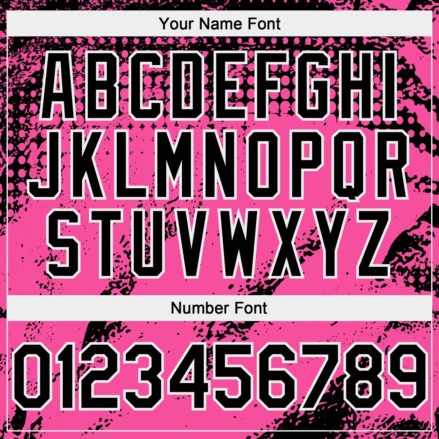Custom Black Pink-White Splash Grunge Fragment Authentic Baseball Jersey view 5