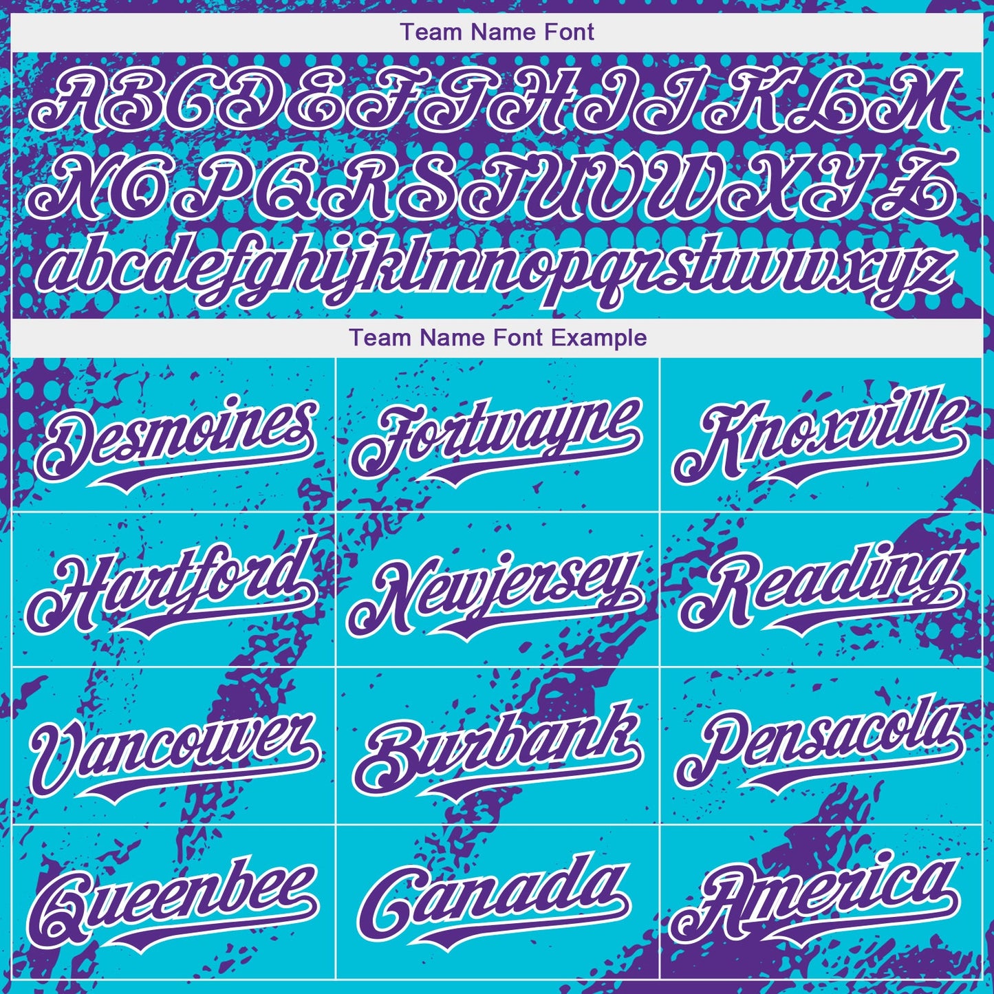 Custom Purple Lakes Blue-White Splash Grunge Fragment Authentic Baseball Jersey view 4