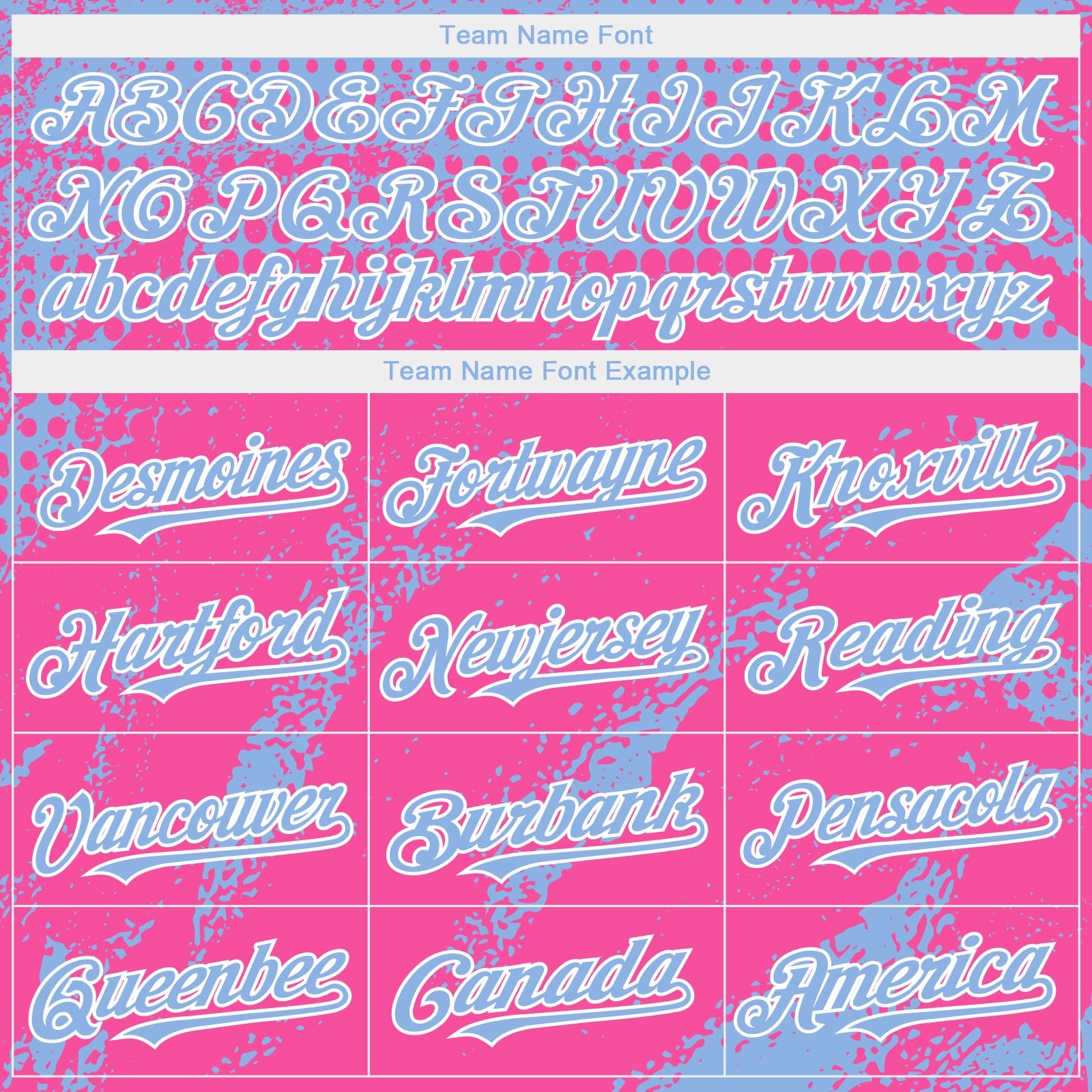 Custom Light Blue Pink-White Splash Grunge Fragment Authentic Baseball Jersey view 4