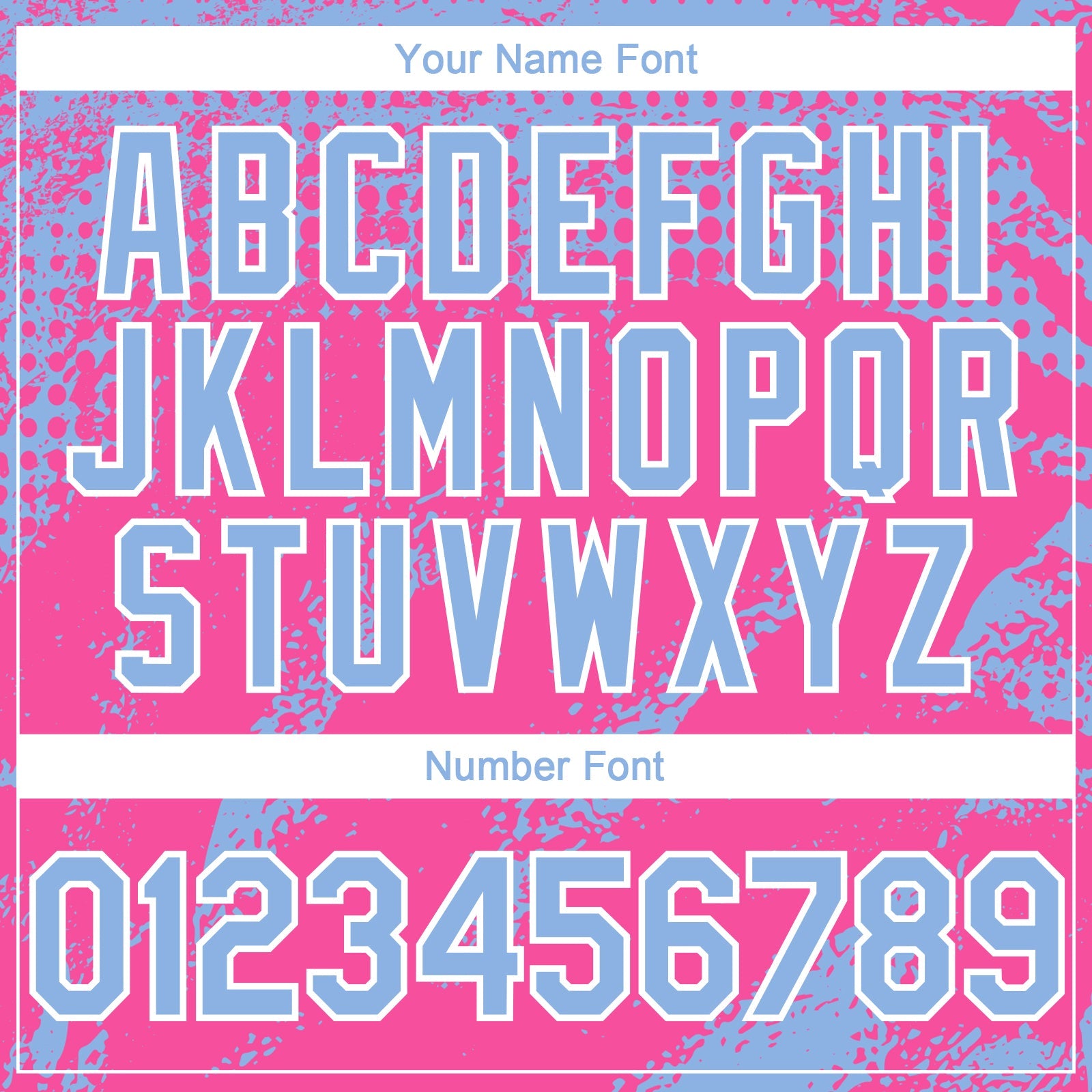 Custom Light Blue Pink-White Splash Grunge Fragment Authentic Baseball Jersey view 5