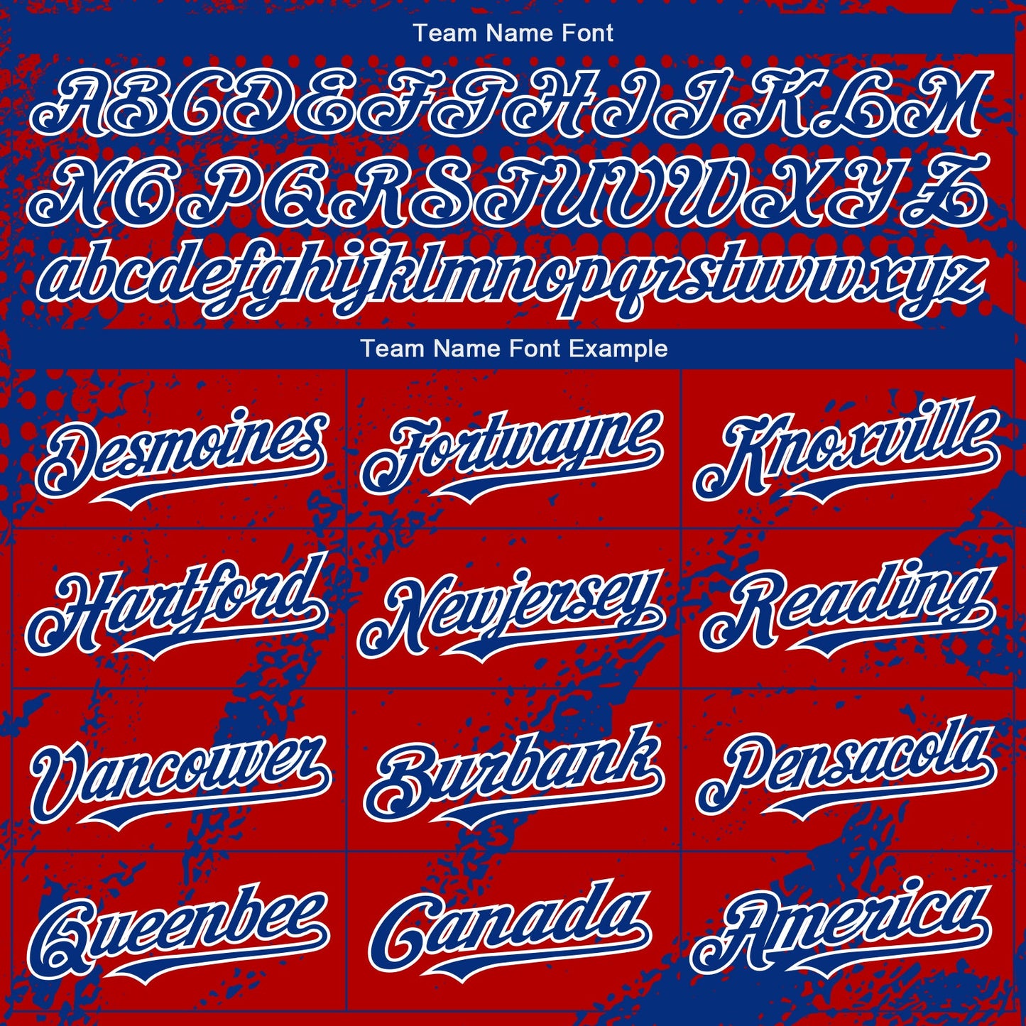 Custom Royal Red-White Splash Grunge Fragment Authentic Baseball Jersey view 4