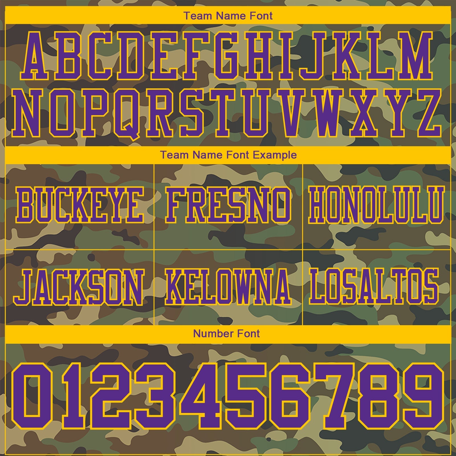 Custom Camo Purple-Yellow 3D Pattern Salute To Service Authentic Football Jersey view 4