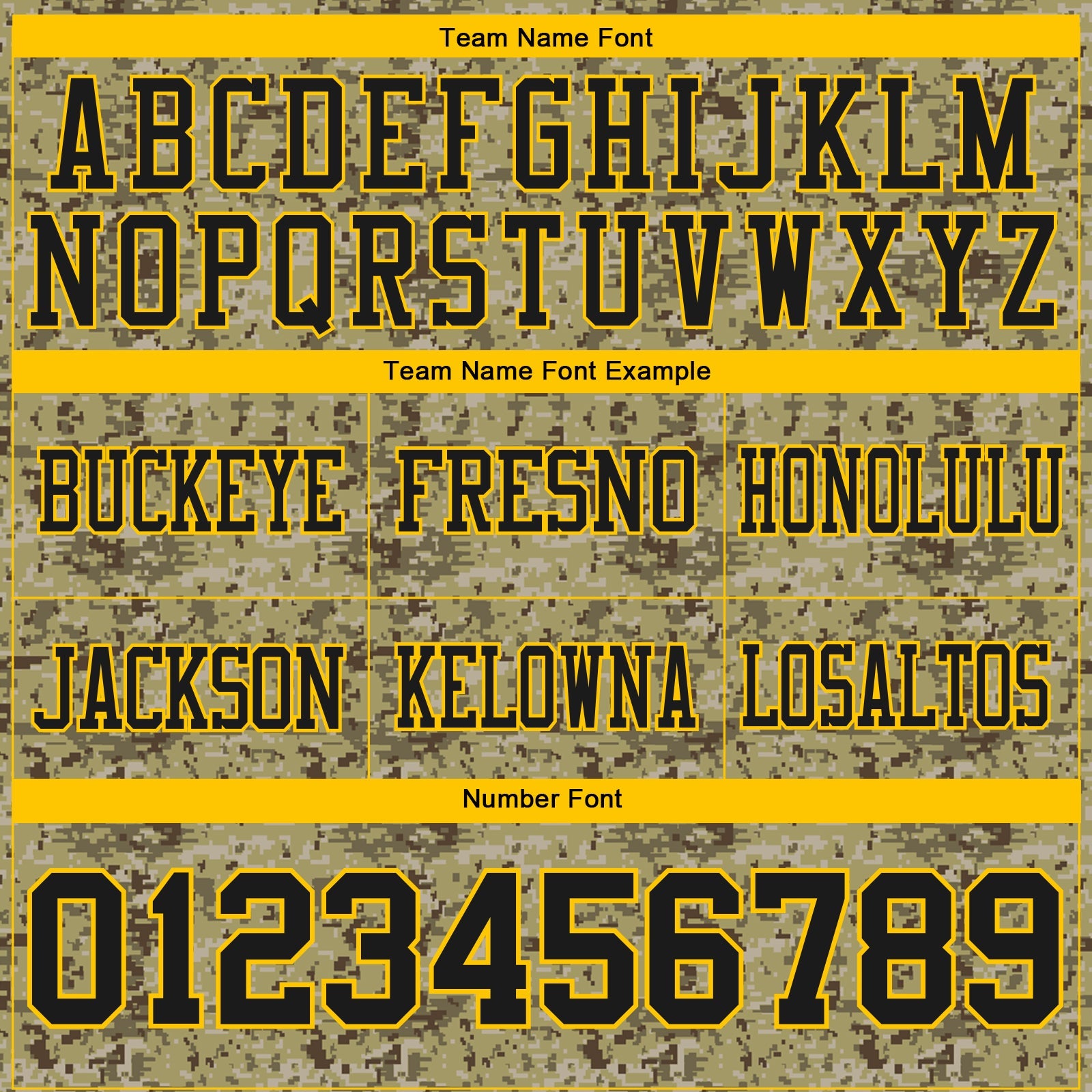Custom Camo Black-Yellow 3D Pattern Salute To Service Authentic Football Jersey view 4