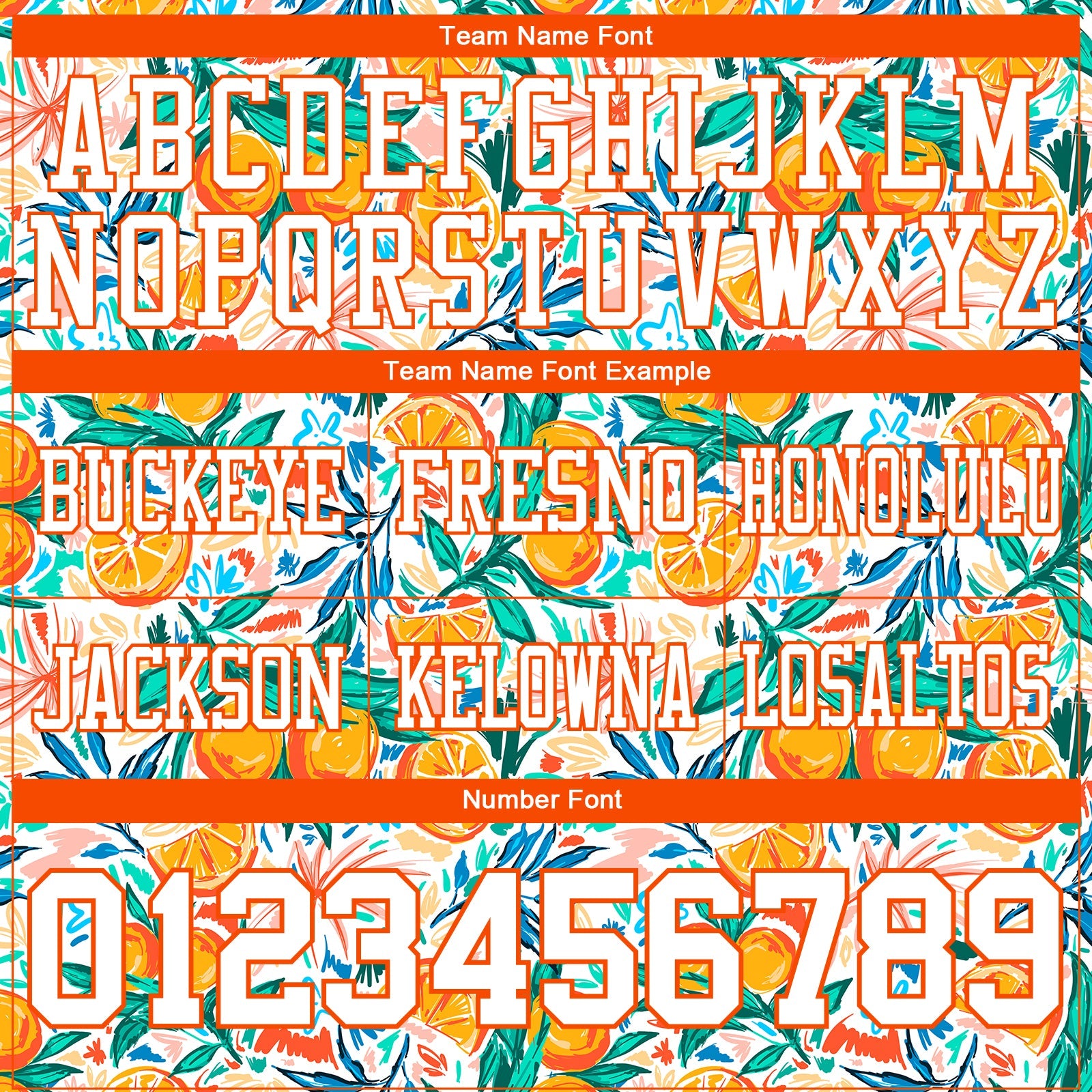 Custom White Orange 3D Pattern Fruit Authentic Football Jersey view 4
