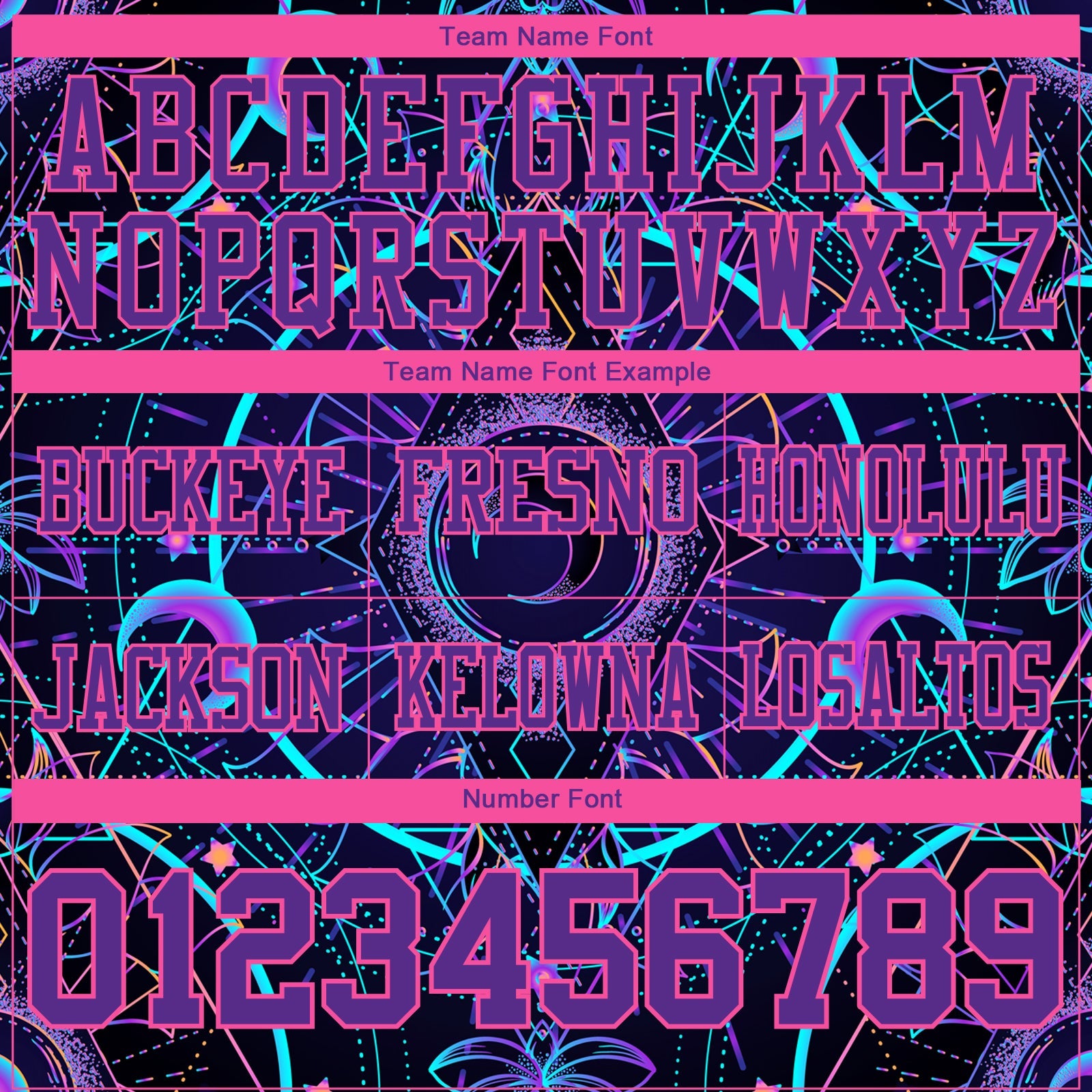 Custom Black Purple-Pink 3D Pattern Magic Mushrooms Over Sacred Geometry Psychedelic Hallucination Authentic Football Jersey view 4