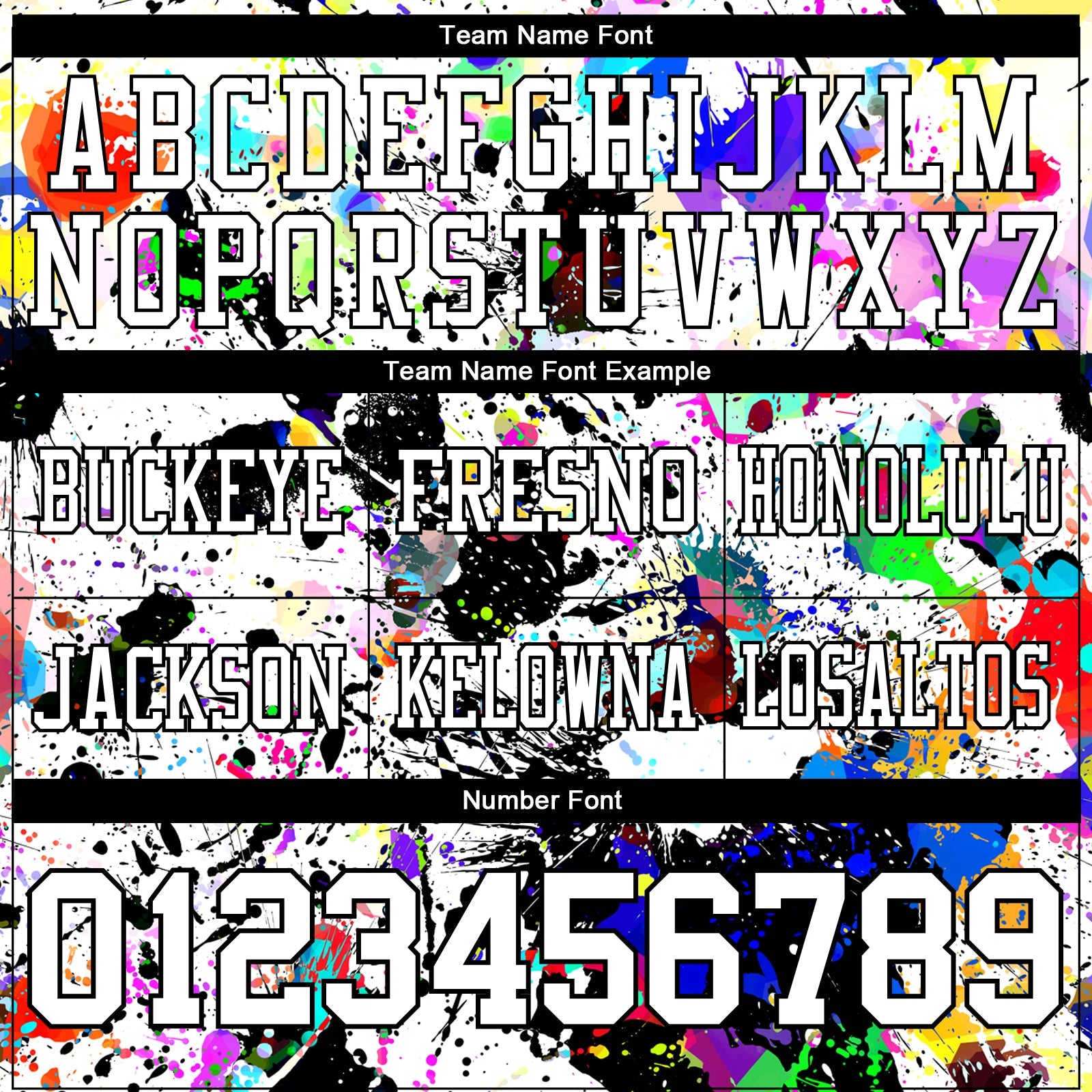 Custom Graffiti Pattern White-Black 3D Pattern Splash Authentic Football Jersey view 4