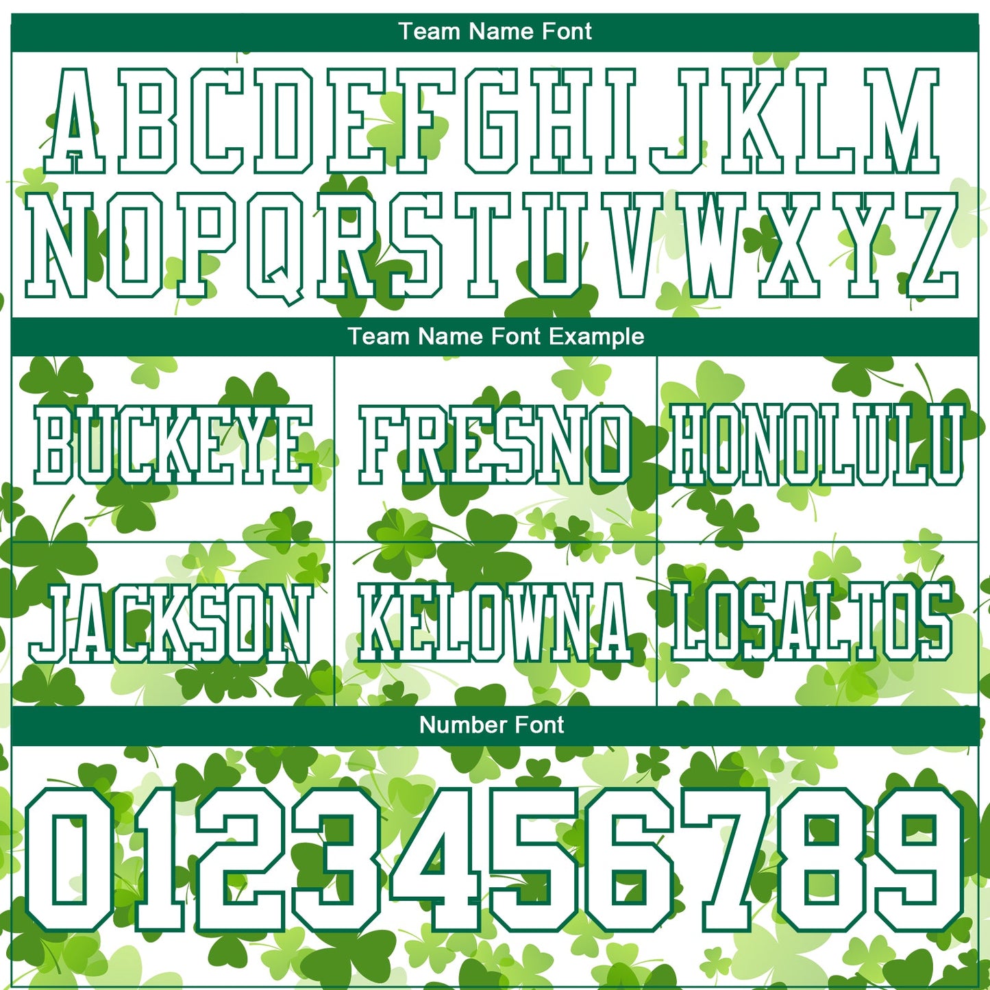 Custom White Kelly Green 3D Pattern St. Patrick's Day Authentic Football Jersey view 4