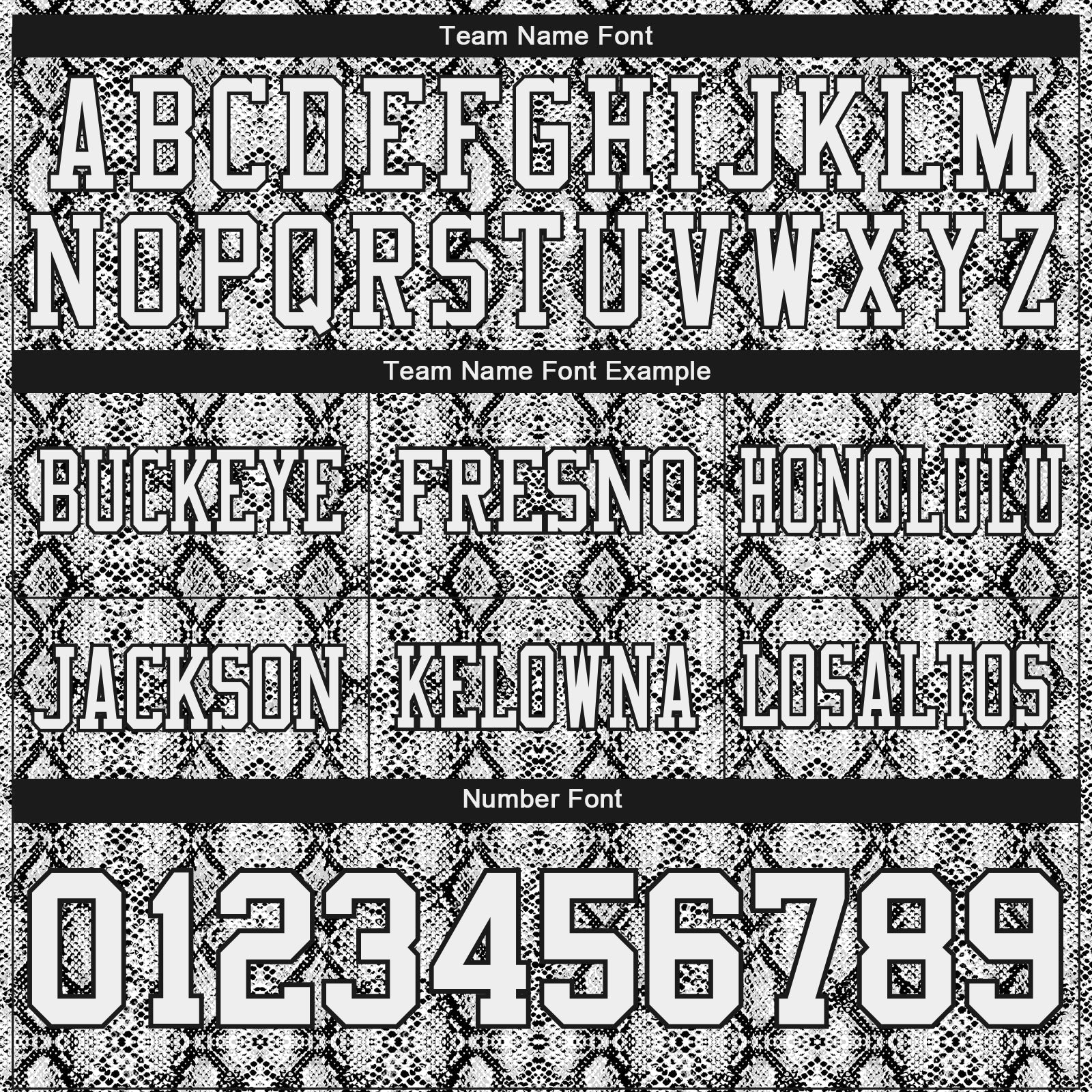 Custom White Black 3D Pattern Snakeskin Print Authentic Football Jersey view 4