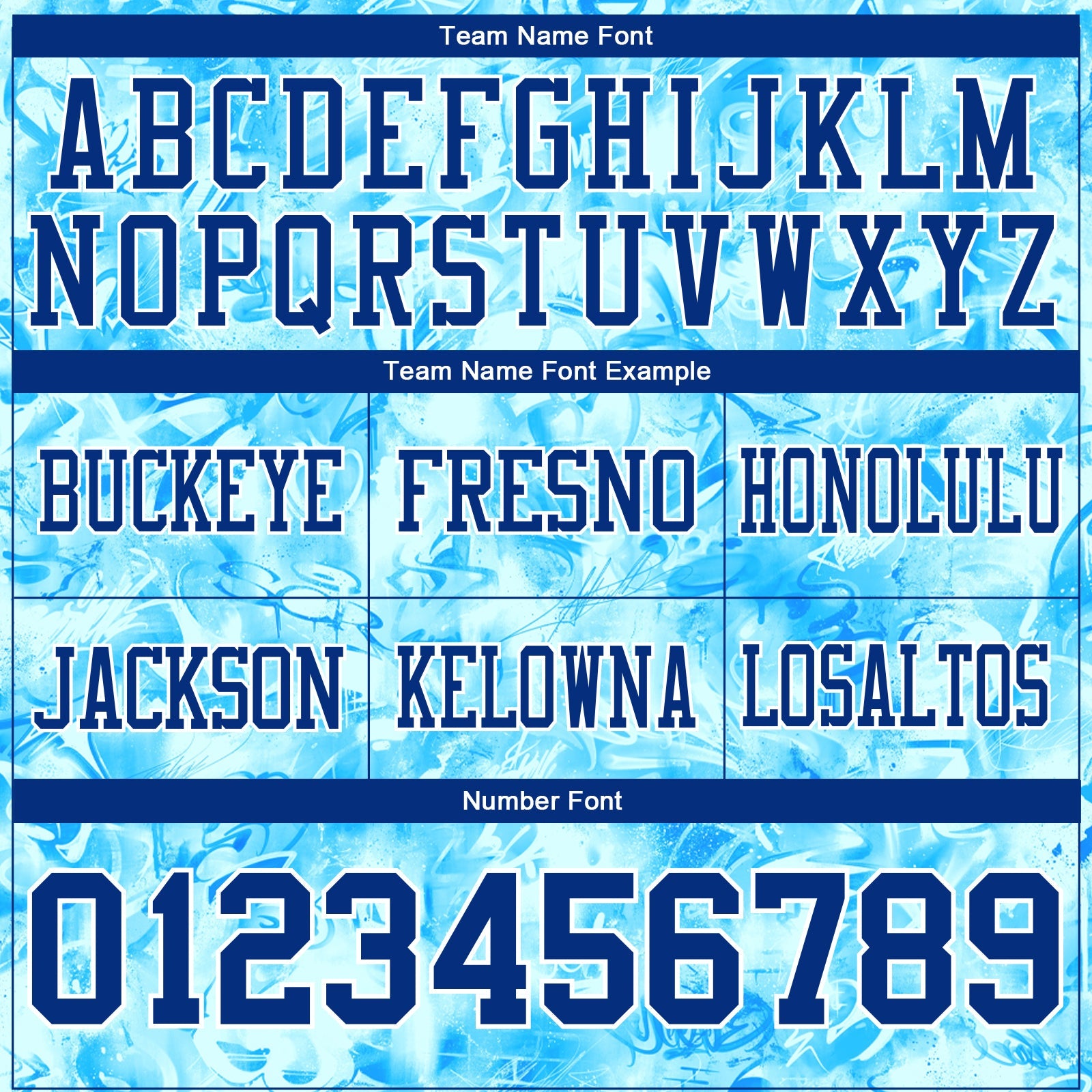 Custom Graffiti Pattern Thunder Blue-White 3D Pattern Scratch Authentic Football Jersey view 4