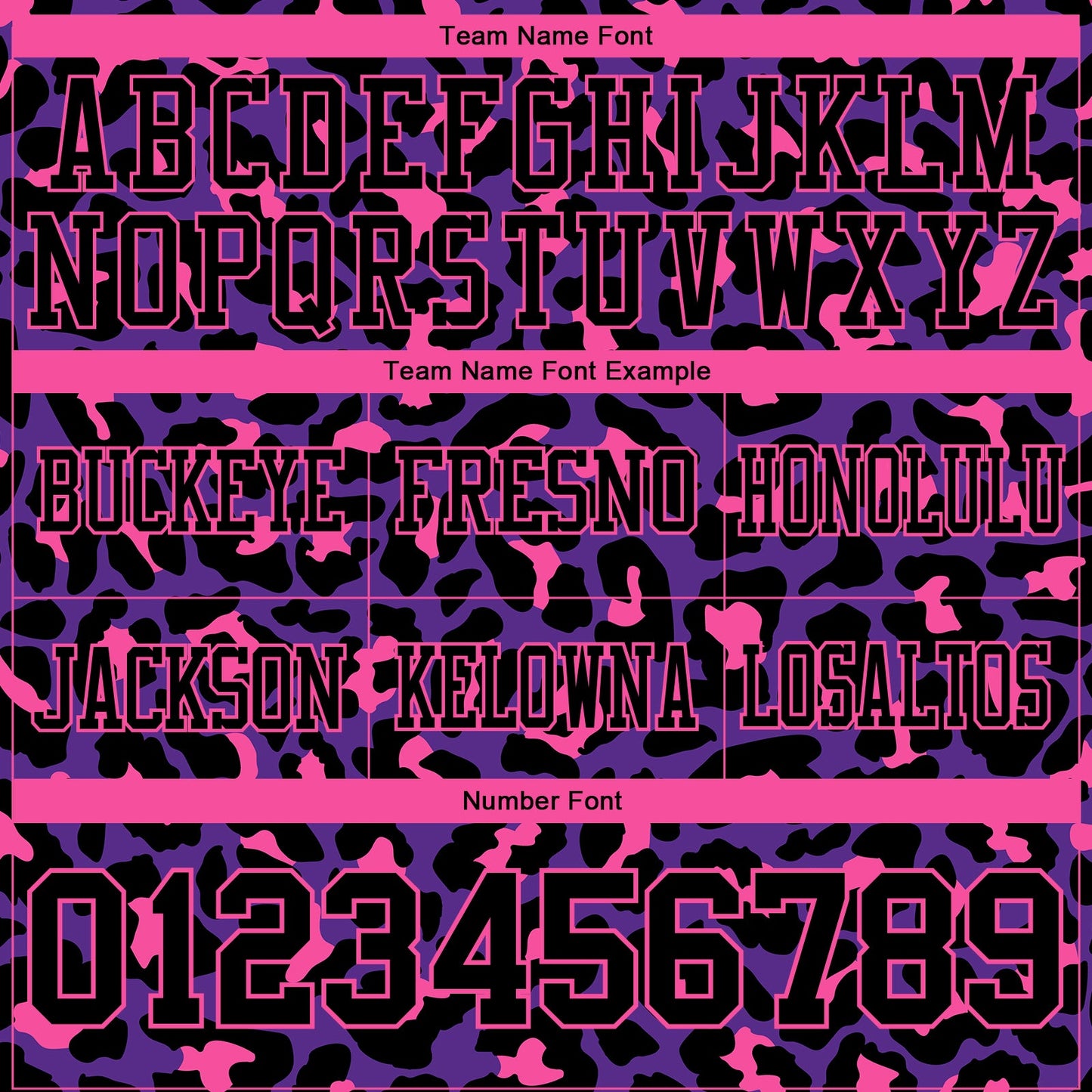 Custom Purple Black-Pink 3D Pattern Leopard Print Authentic Football Jersey view 4