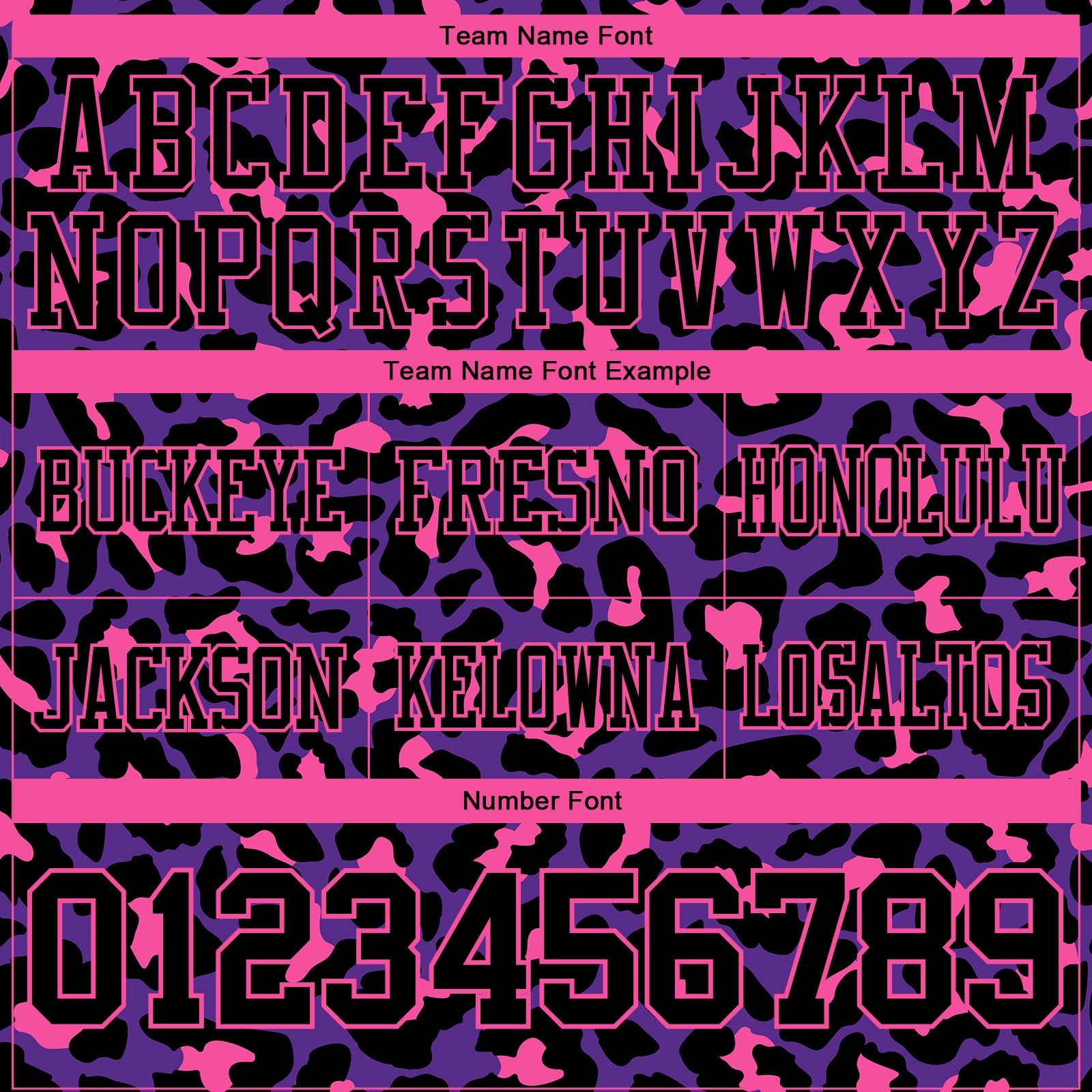 Custom Purple Black-Pink 3D Pattern Leopard Print Authentic Football Jersey view 4