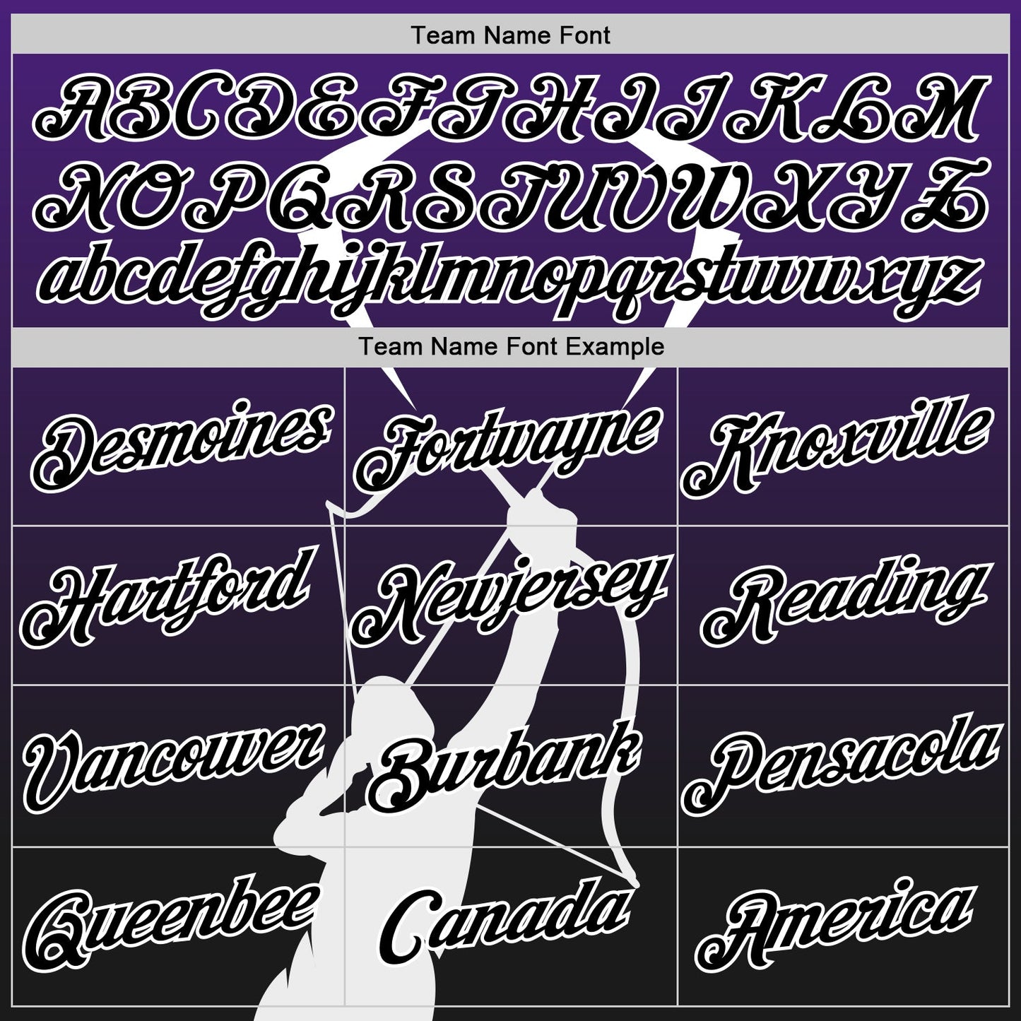 Custom Purple Black-White 3D Pattern Design Arrow Archery Bow Target Performance T-Shirt view 3