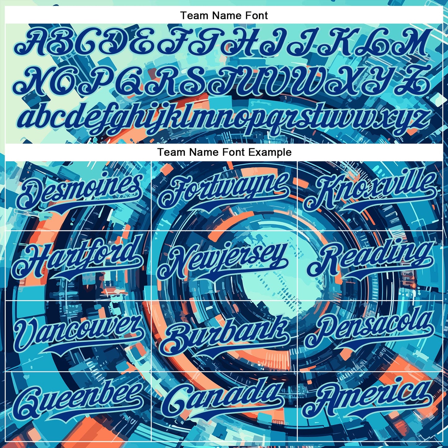 Custom Blue Royal-Ice Blue 3D Pattern Design Outer Space Authentic Baseball Jersey view 4