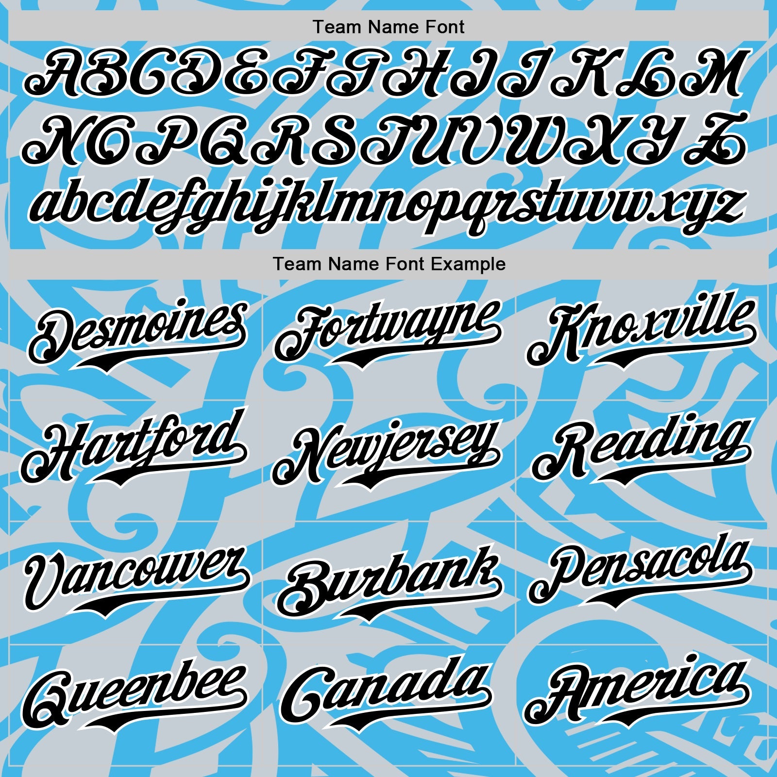 Custom Sky Blue Black Silver-White 3D Polynesian Style Islander Authentic Baseball Jersey view 4