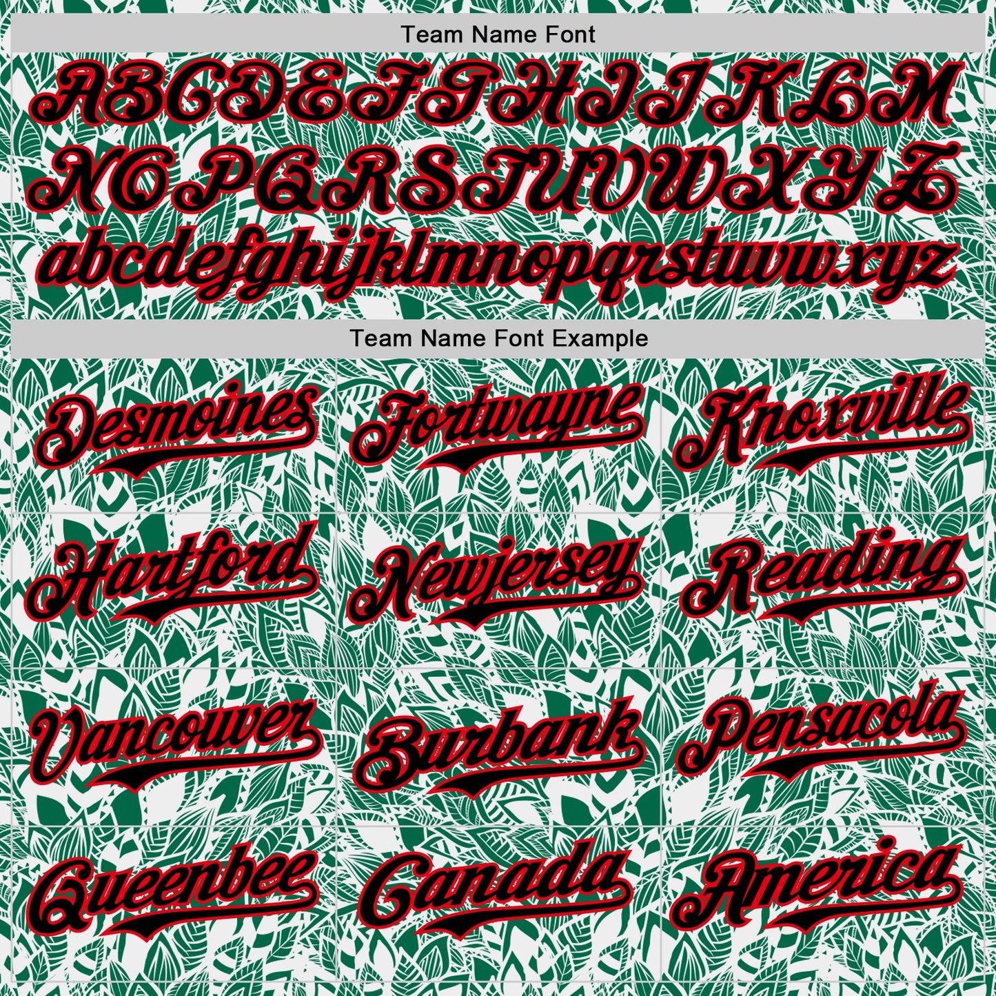 Custom White Black Kelly Green-Fire Red 3D Polynesian Style Islander Authentic Baseball Jersey view 4