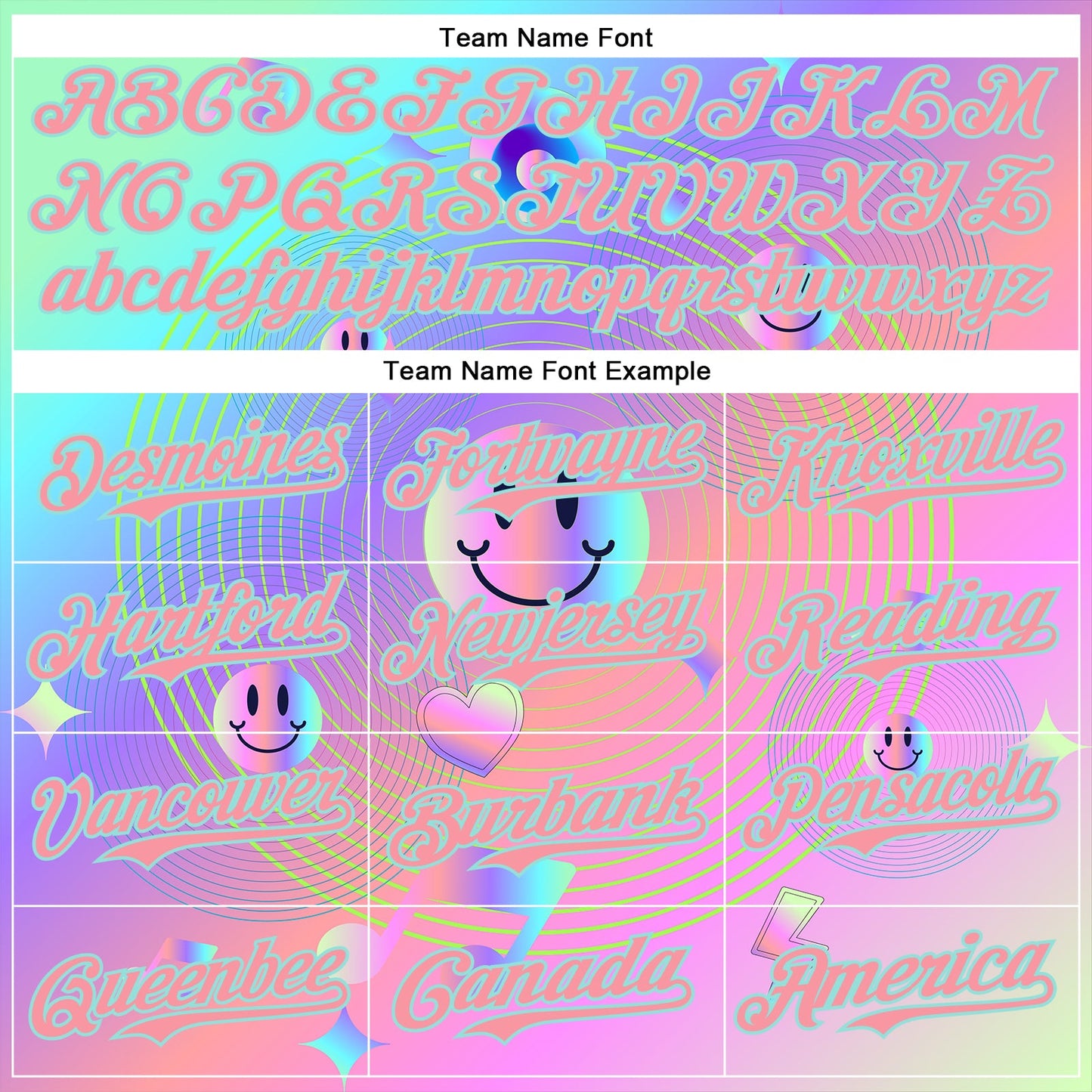 Custom Purple Medium Pink-Ice Blue 3D Pattern Design Trippy Smiley Face Acid Authentic Baseball Jersey view 4