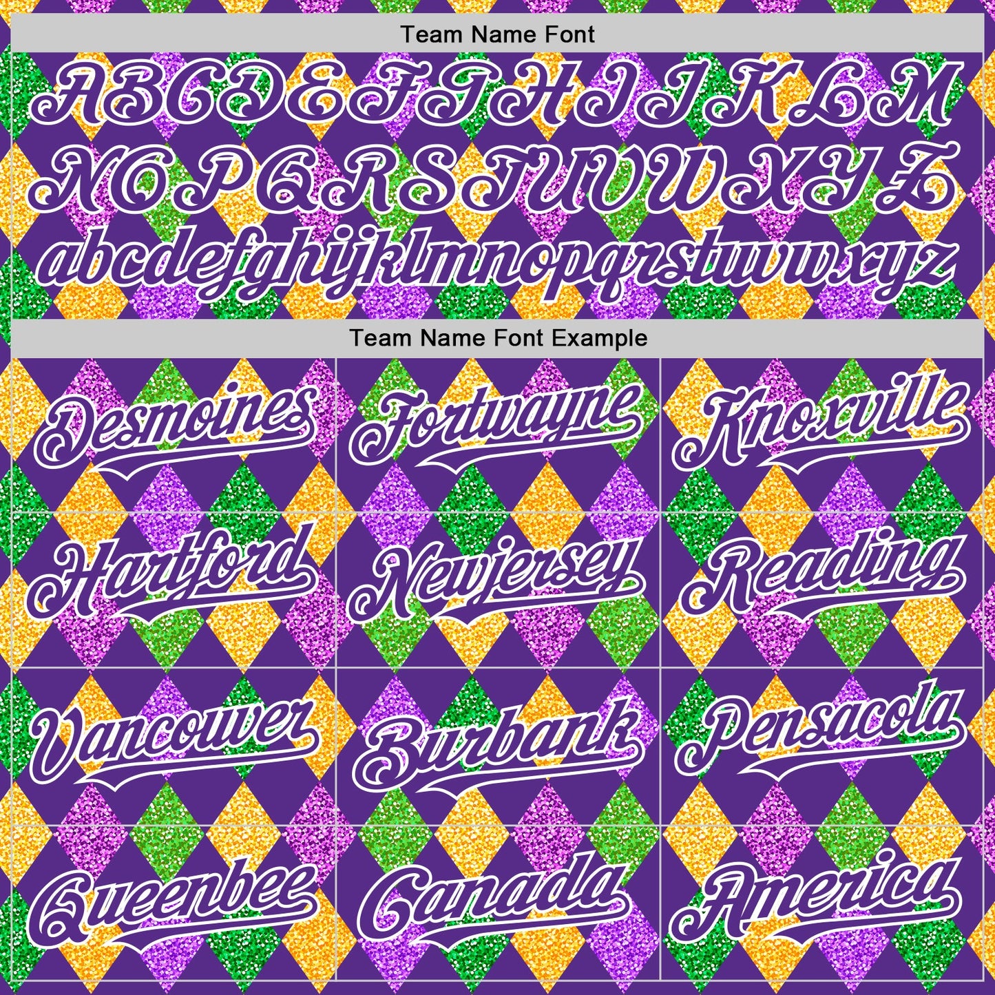 Custom Purple White 3D Pattern Design Mardi Gras Shrove Tuesday Authentic Baseball Jersey view 4