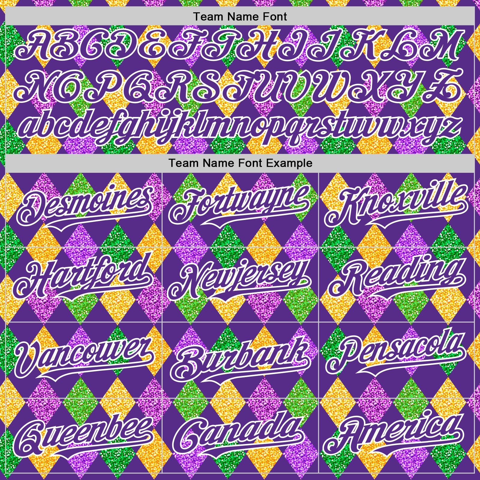 Custom Purple White 3D Pattern Design Mardi Gras Shrove Tuesday Authentic Baseball Jersey view 4