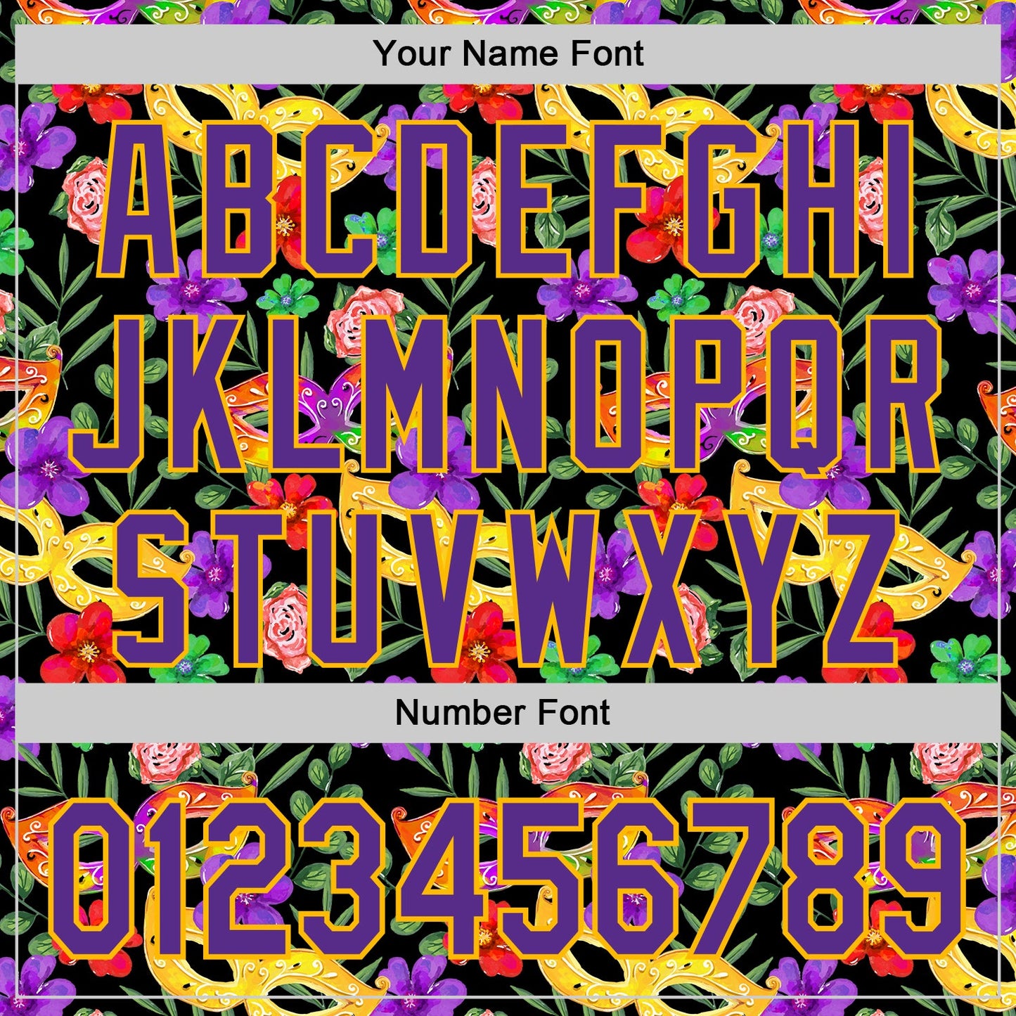 Custom Black Purple-Gold 3D Pattern Design Mardi Gras Shrove Tuesday Authentic Baseball Jersey view 5