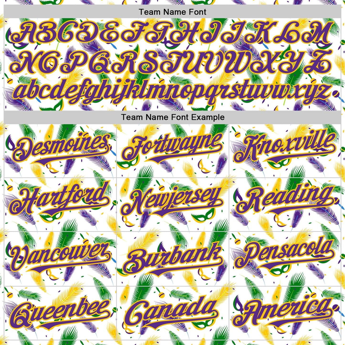Custom White Purple-Yellow 3D Pattern Design Mardi Gras Shrove Tuesday Authentic Baseball Jersey view 4