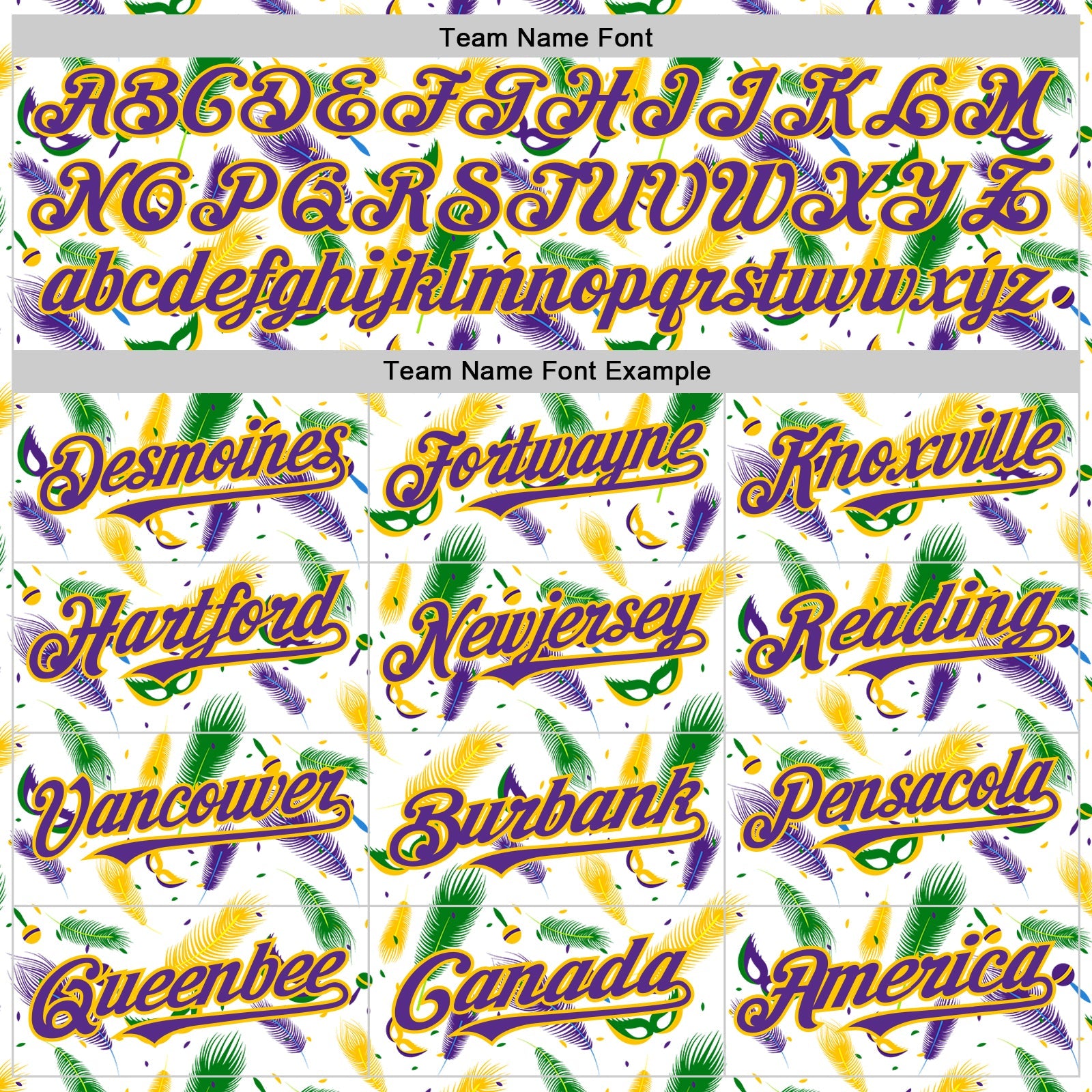 Custom White Purple-Yellow 3D Pattern Design Mardi Gras Shrove Tuesday Authentic Baseball Jersey view 4