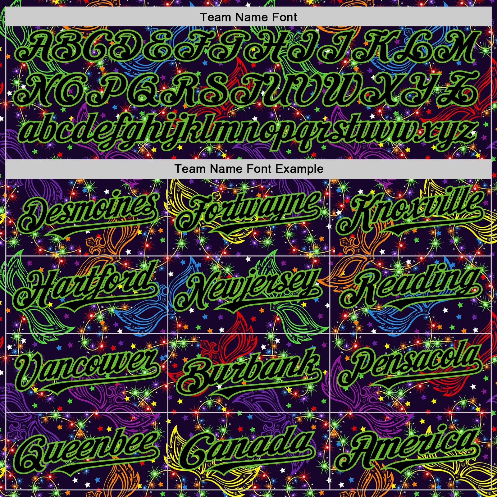 Custom Purple Black-Aurora Green 3D Pattern Design Mardi Gras Shrove Tuesday Authentic Baseball Jersey view 4