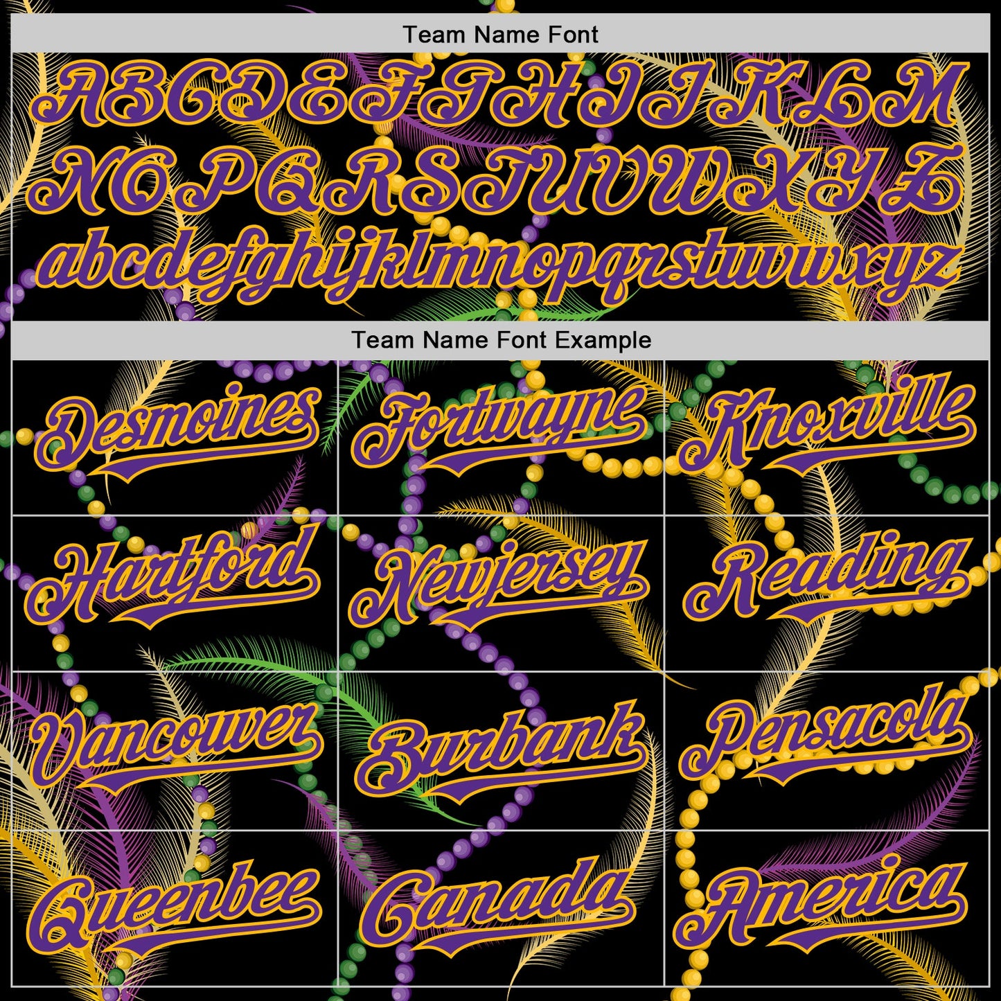 Custom Black Purple-Gold 3D Pattern Design Mardi Gras Shrove Tuesday Authentic Baseball Jersey view 4