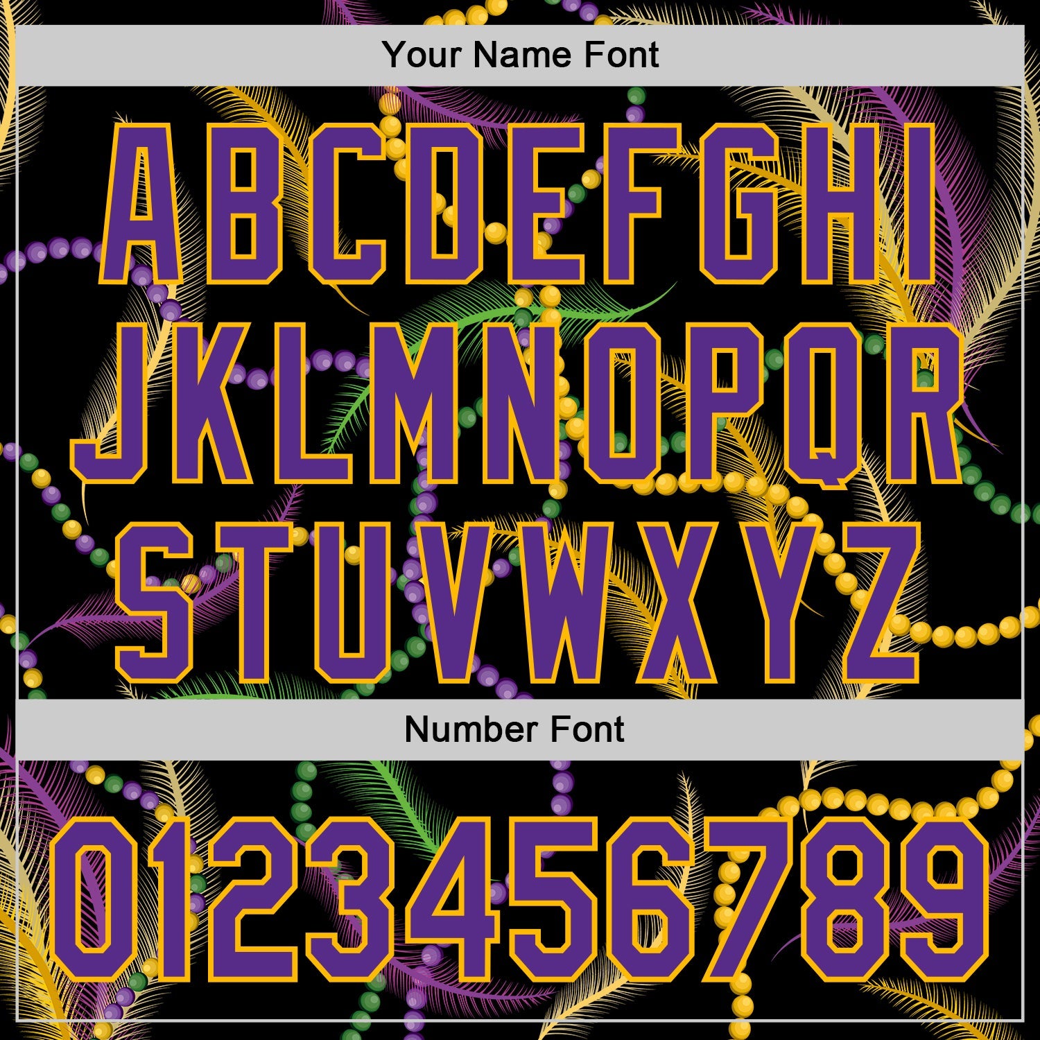 Custom Black Purple-Gold 3D Pattern Design Mardi Gras Shrove Tuesday Authentic Baseball Jersey view 5