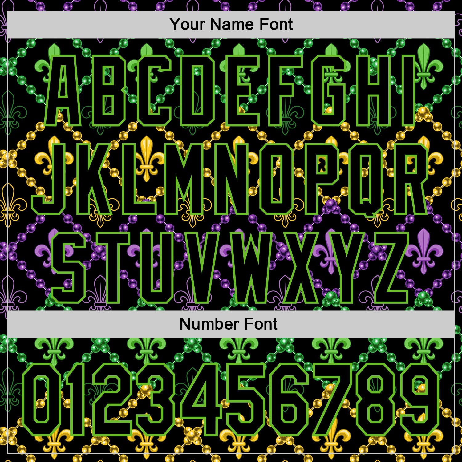 Custom Black Aurora Green 3D Pattern Design Mardi Gras Shrove Tuesday Authentic Baseball Jersey view 5