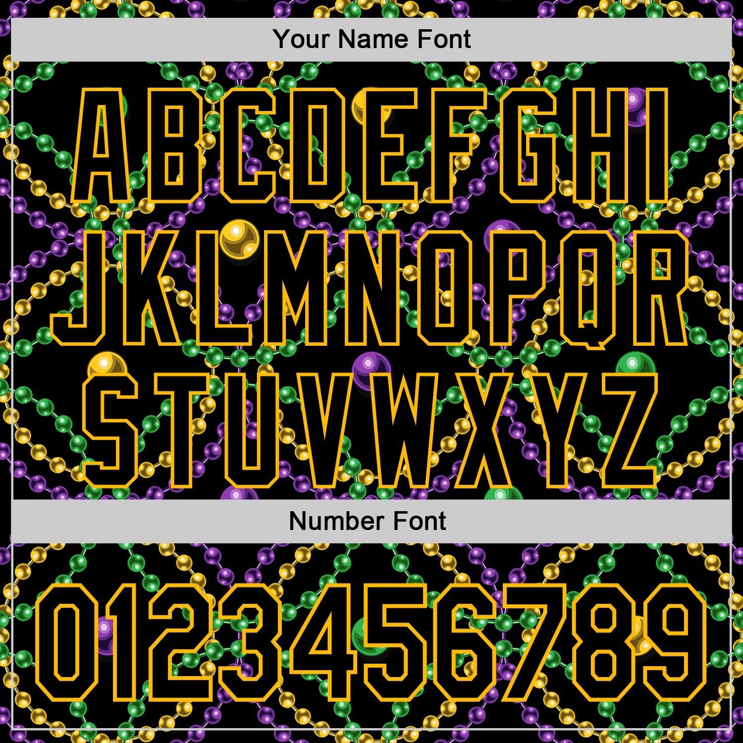 Custom Black Gold 3D Pattern Design Mardi Gras Shrove Tuesday Authentic Baseball Jersey view 5