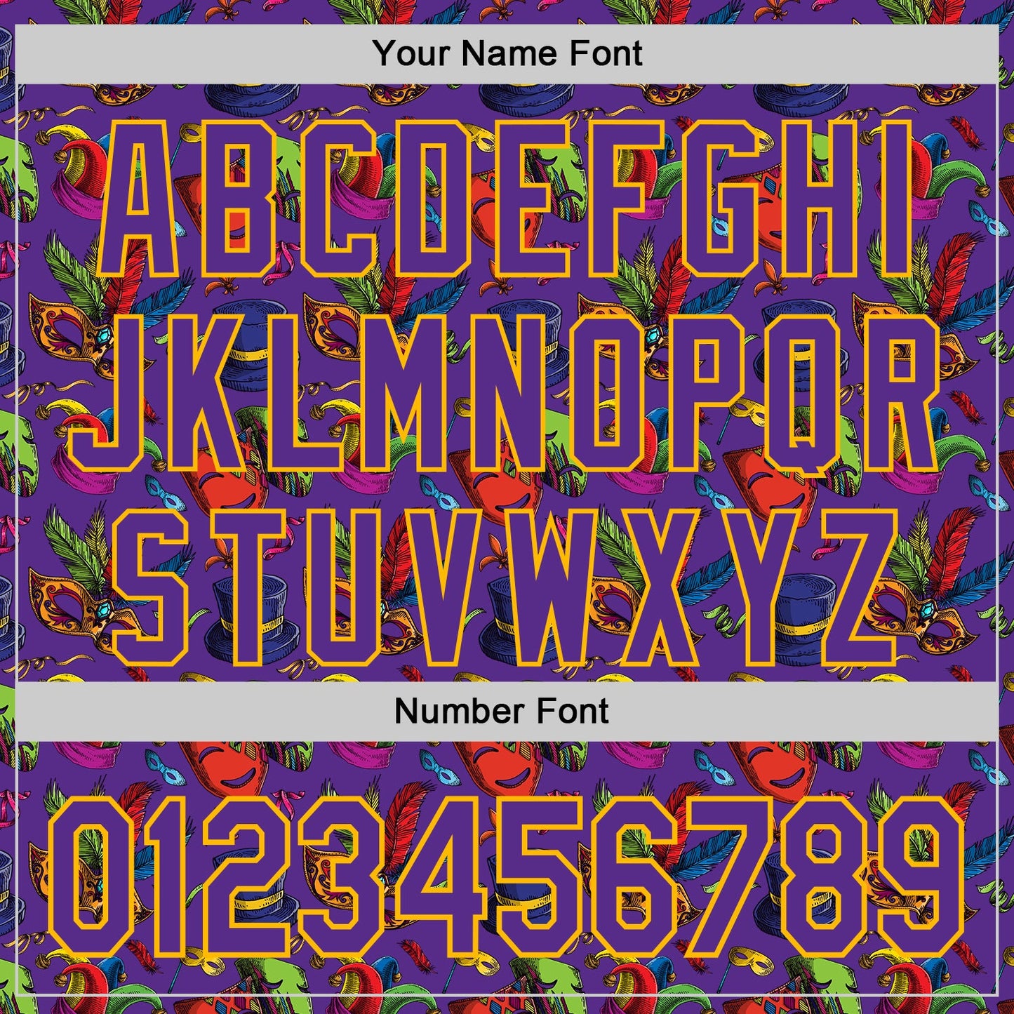 Custom Purple Gold 3D Pattern Design Mardi Gras Shrove Tuesday Authentic Baseball Jersey view 5