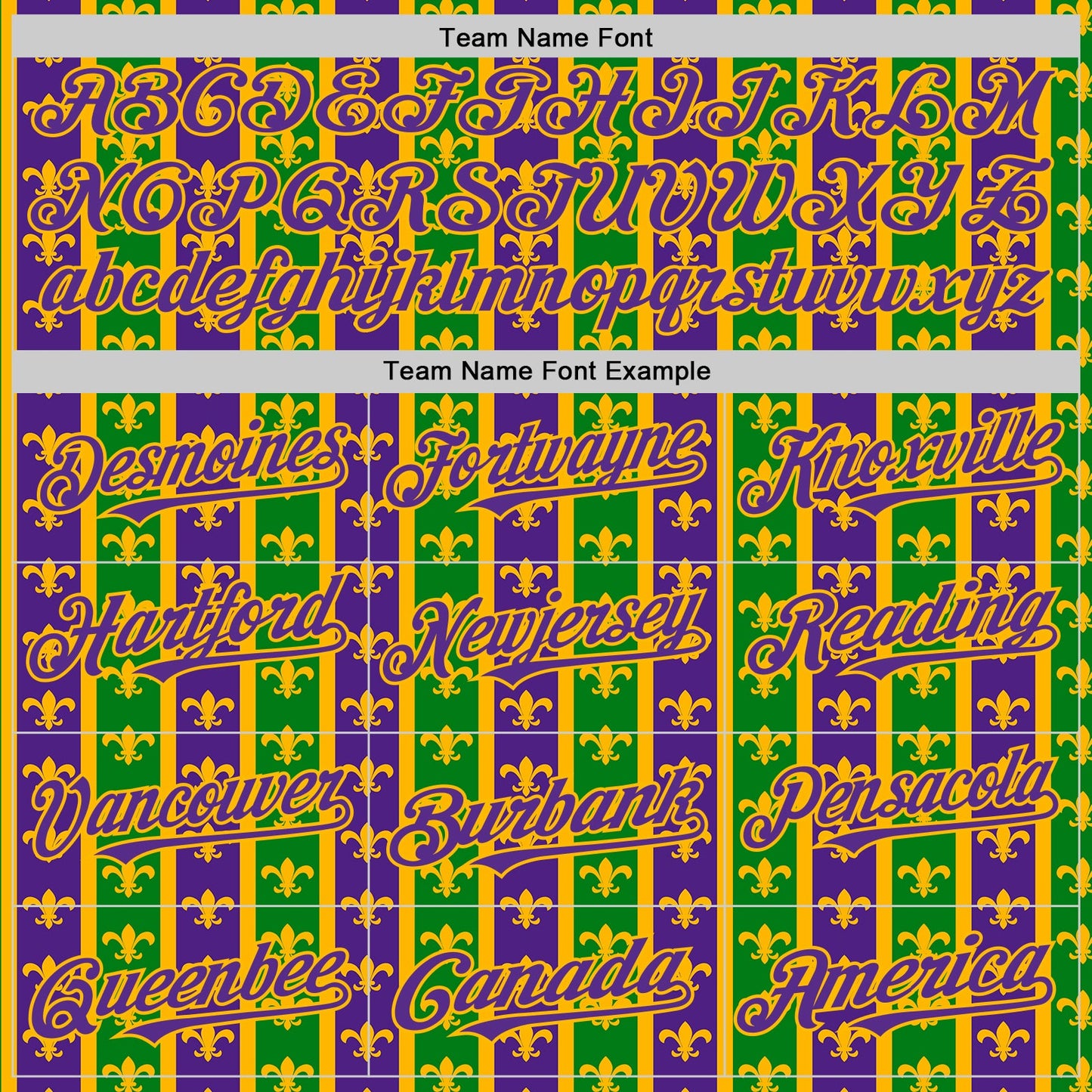 Custom Green Purple-Gold 3D Pattern Design Mardi Gras Shrove Tuesday Authentic Baseball Jersey view 4