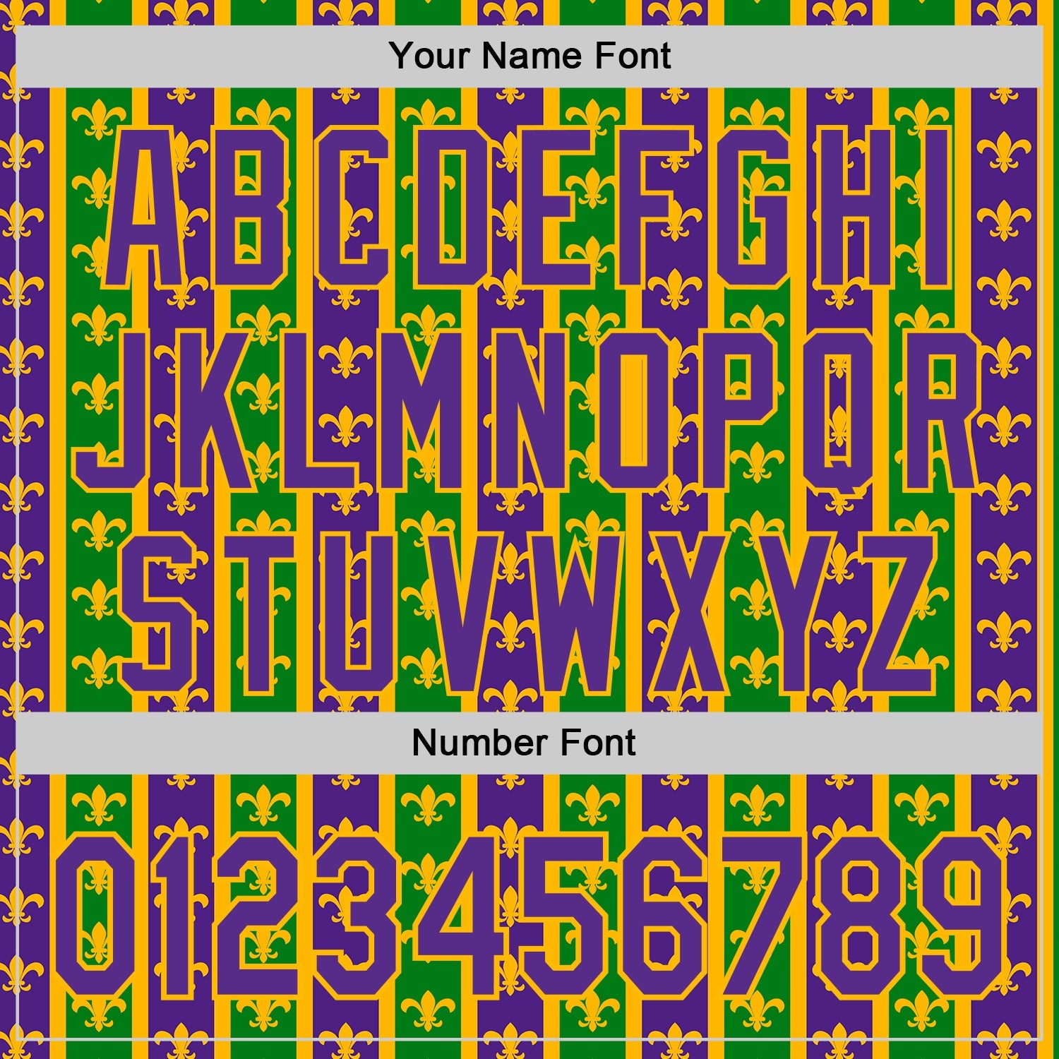 Custom Green Purple-Gold 3D Pattern Design Mardi Gras Shrove Tuesday Authentic Baseball Jersey view 5