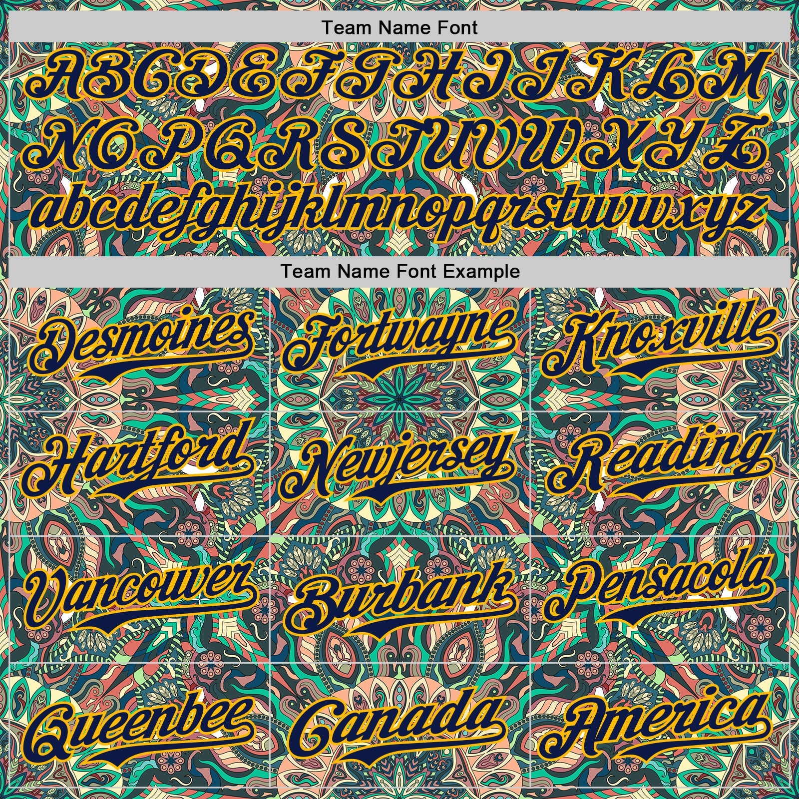 Custom Green Navy-Gold 3D Pattern Design Burner Costumes Psychedelic Authentic Baseball Jersey view 4